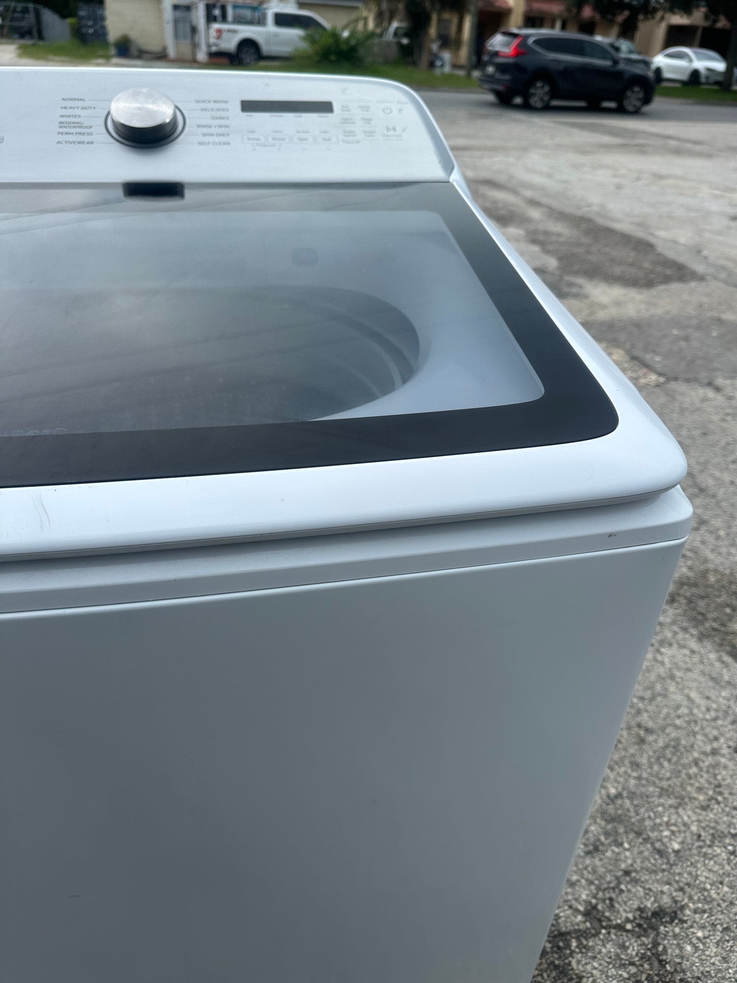 Samsung 5.0 cu. ft. Top Load Washer with Active WaterJet.