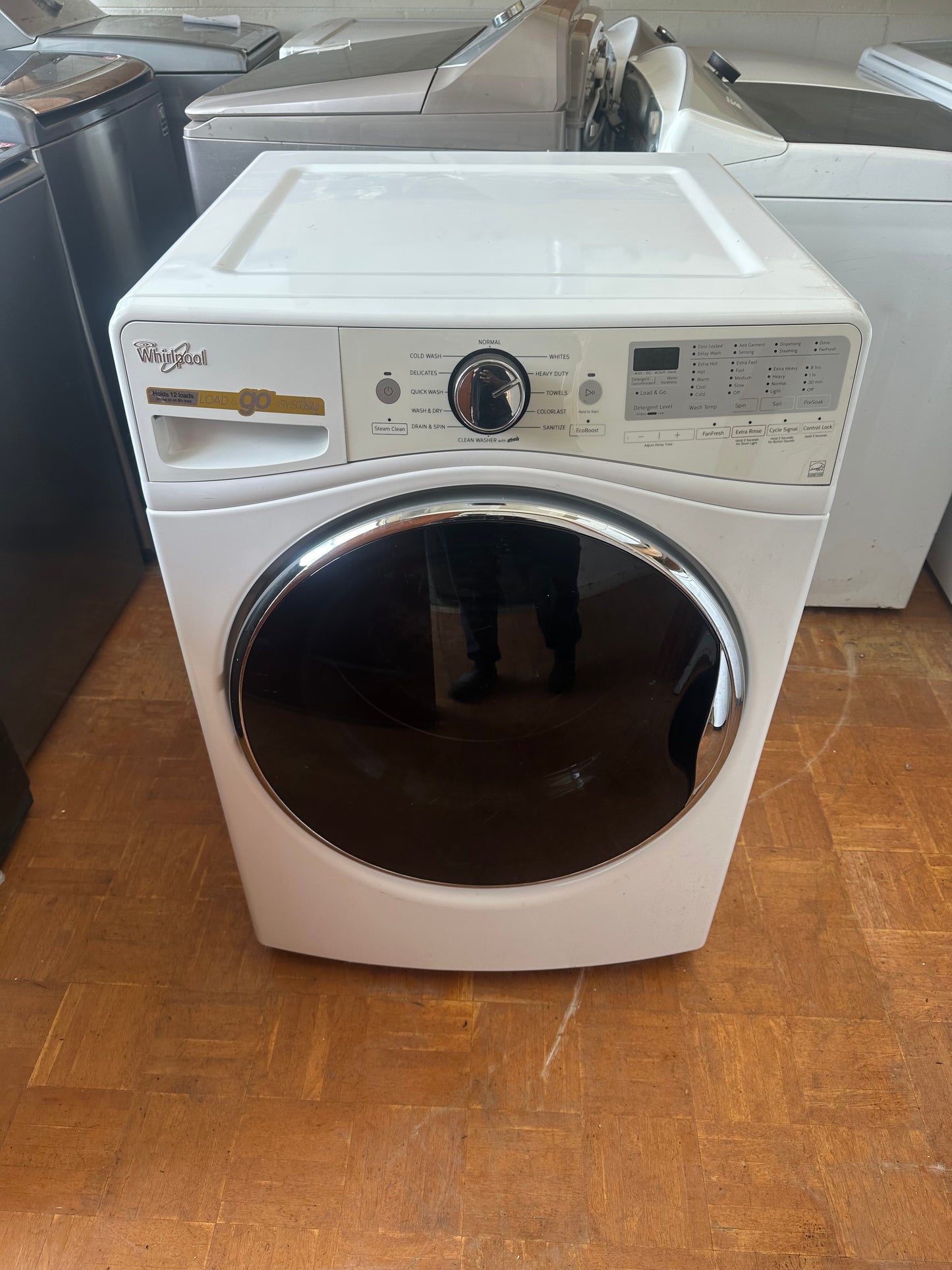 Whirlpool 4.5 cu ft Front‑Load Washer with Load & Go
