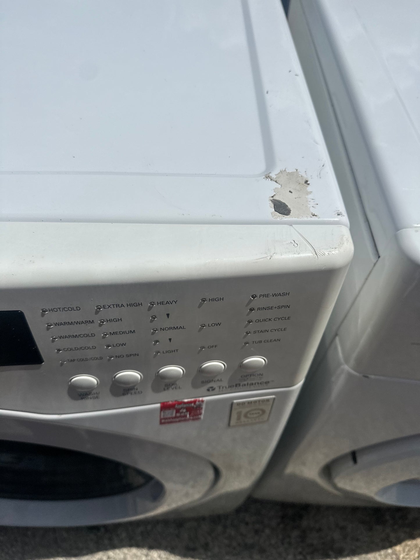 Lg Washer And Electric Dryer