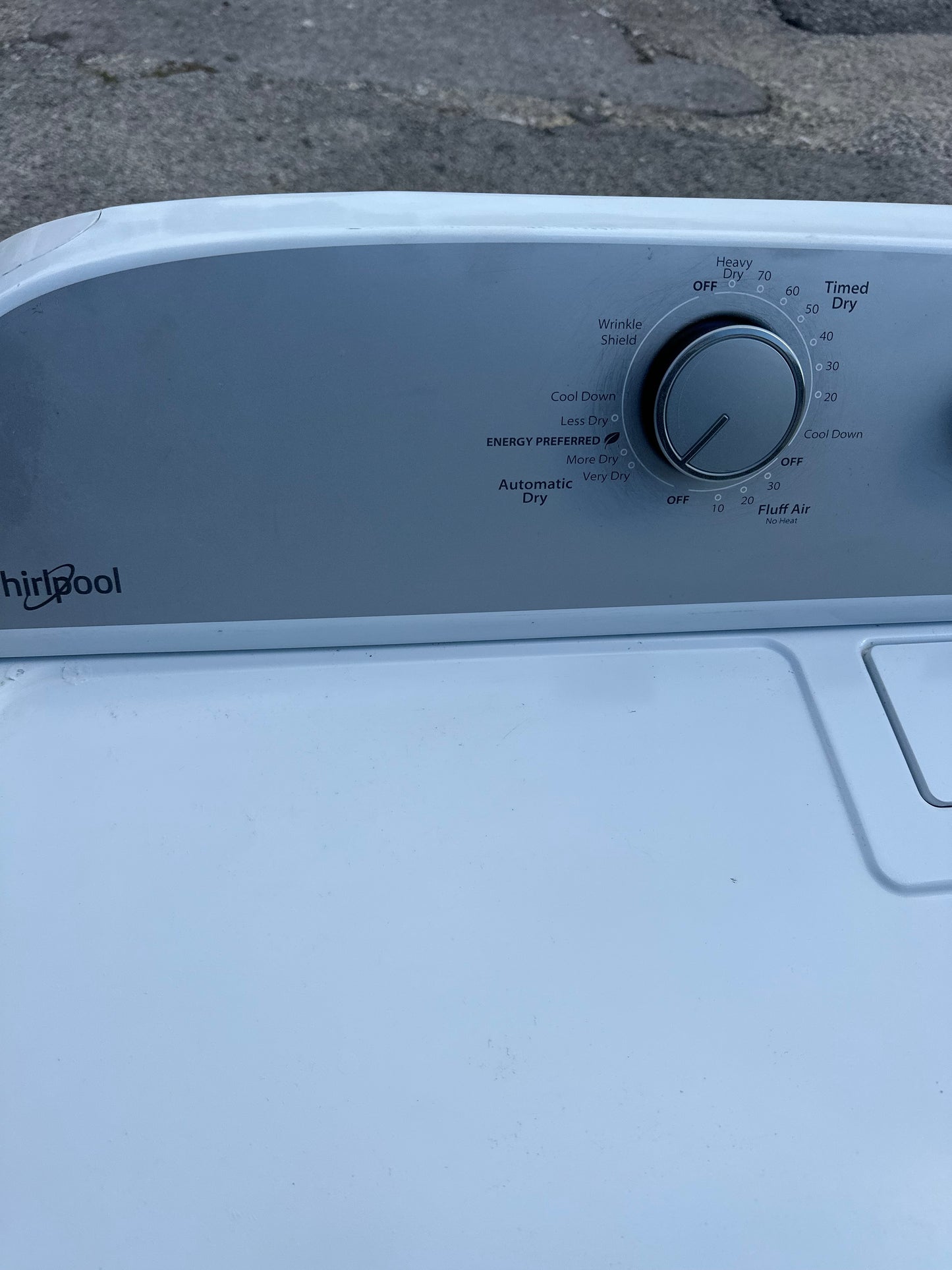 Whirlpool 7.0 cu. ft. Top Load Electric Dryer with AutoDry™ Drying System