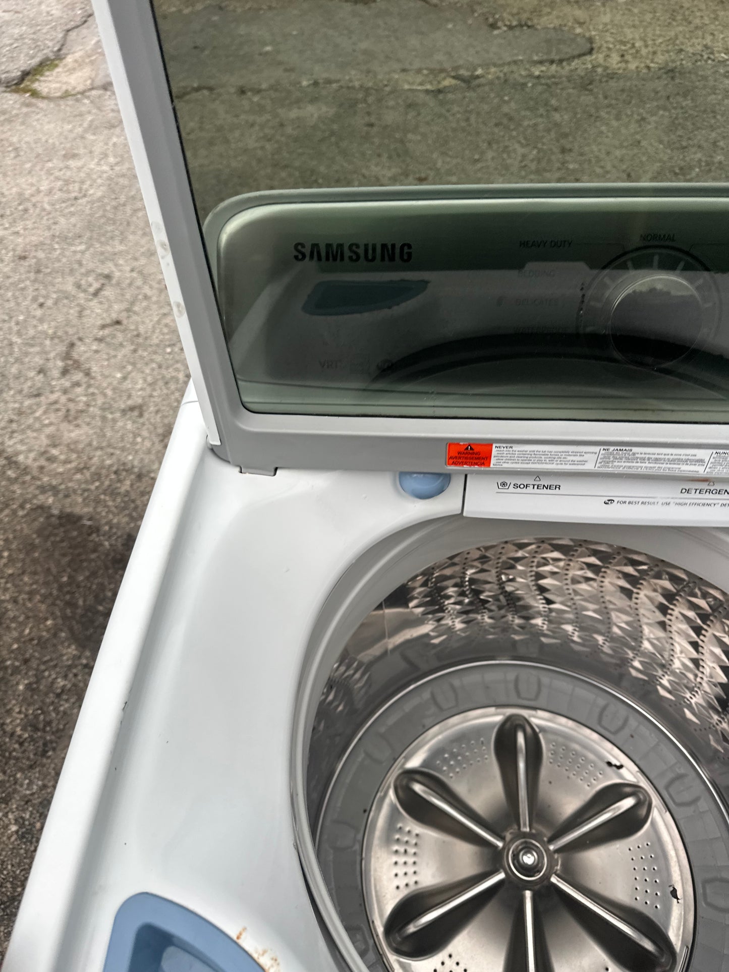 Samsung WA45H7000AW/AA 4.5 Cu. Ft. 9-Cycle High-Efficiency Top-Loading Washer