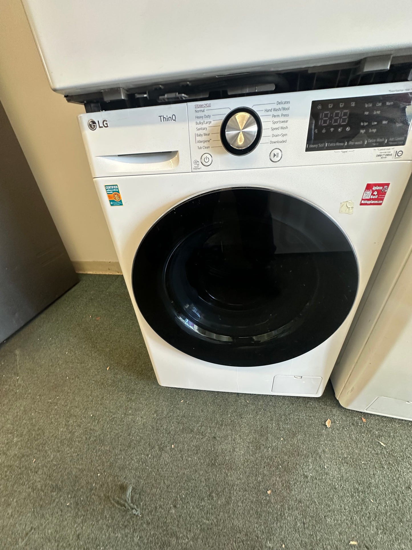 24 Inch Lg Washer And Electric Dryer Set
