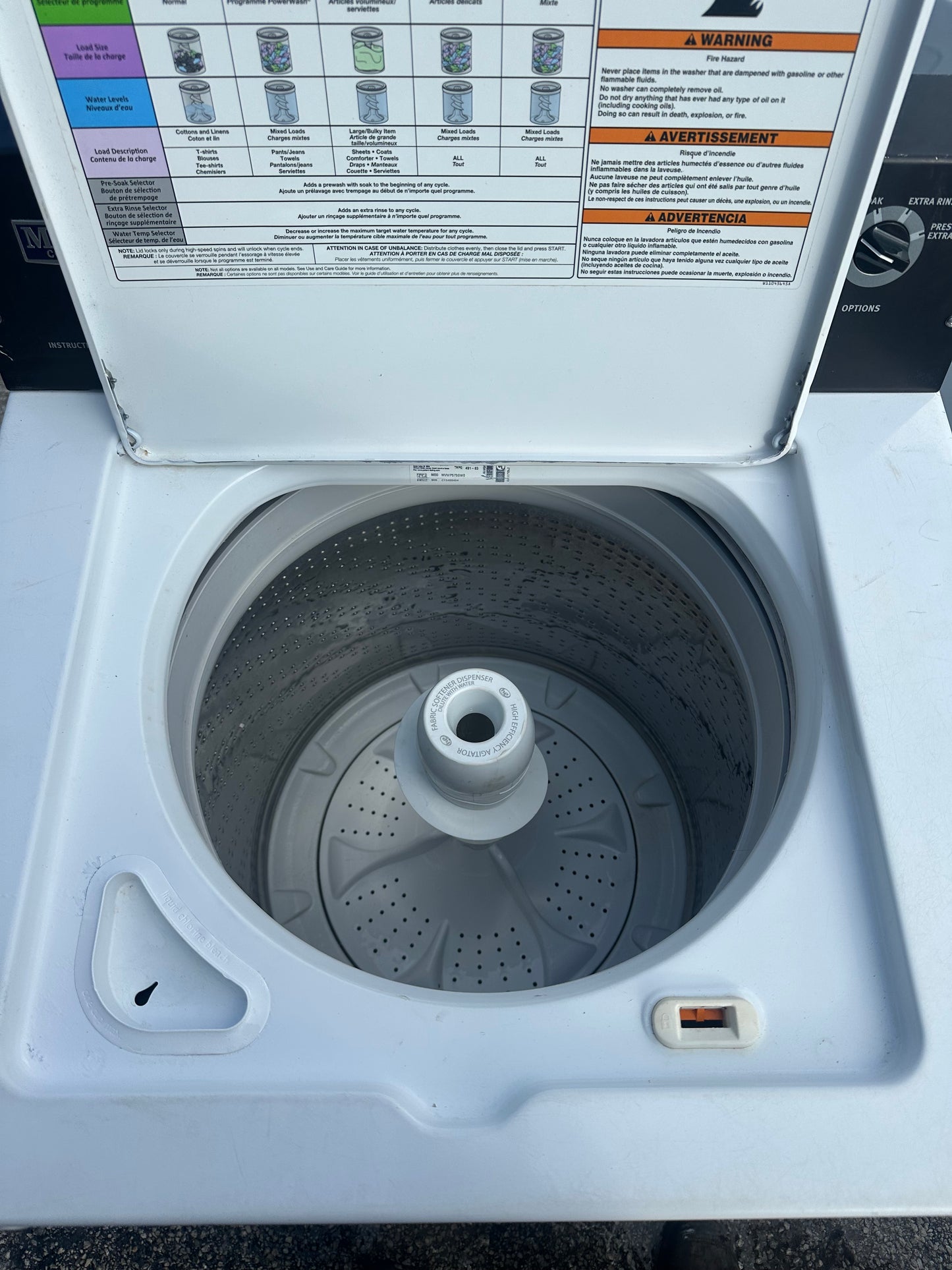Maytag Commercial-Grade Top Load Washer