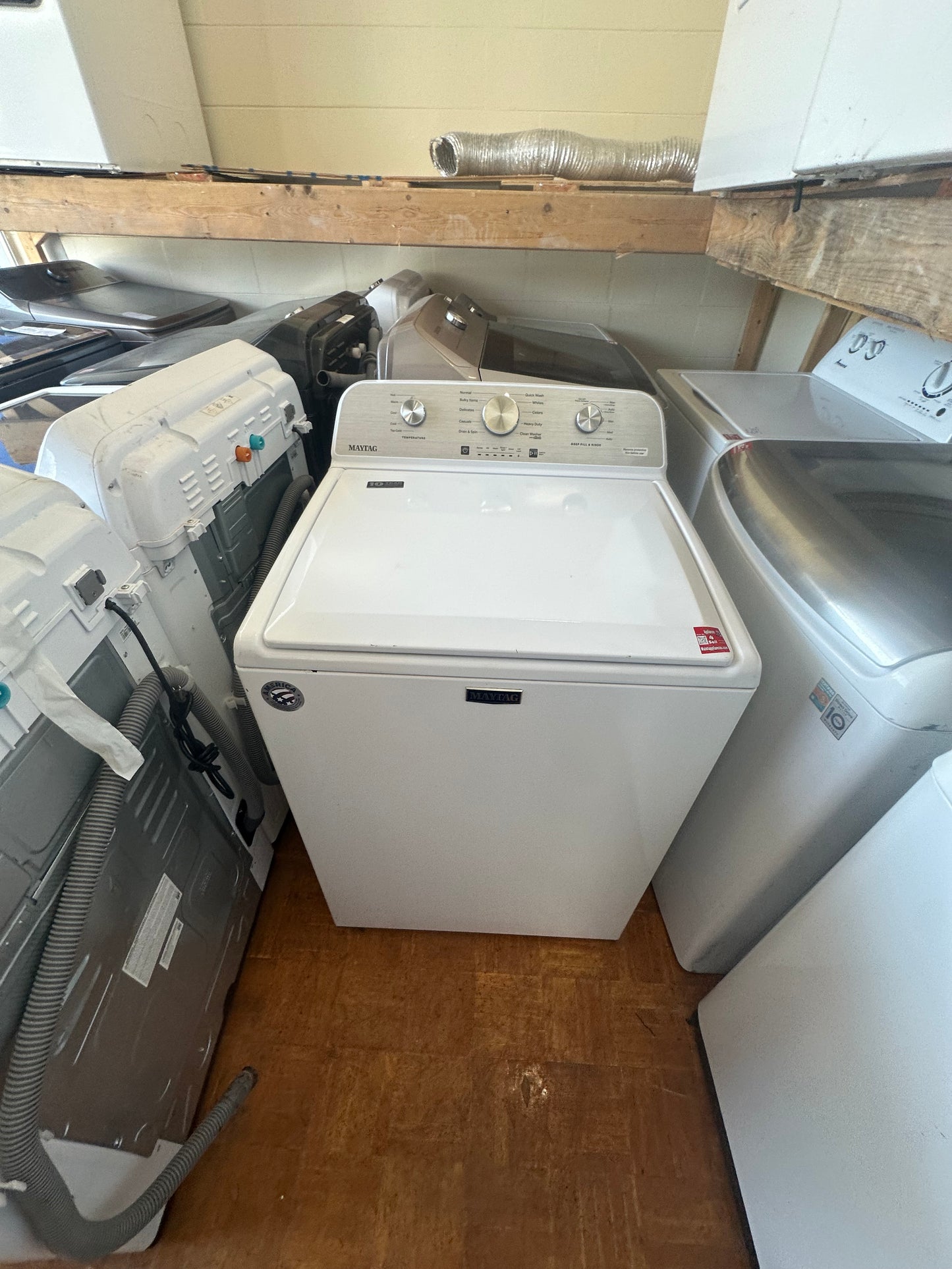 Maytag Washer - White - 28 Inch Top Load Smart Washer with 4.5 Cu. Ft. Capacity