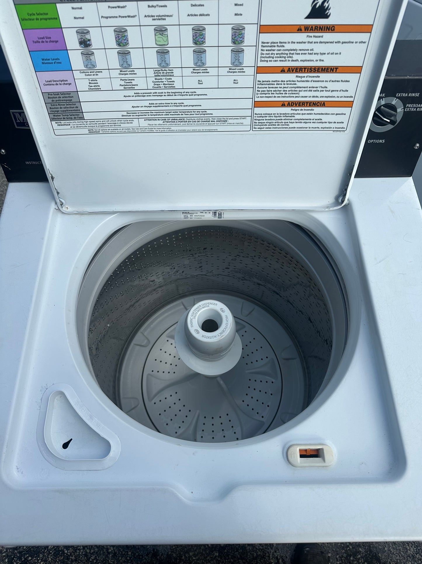 Maytag Commercial-Grade Top Load Washer