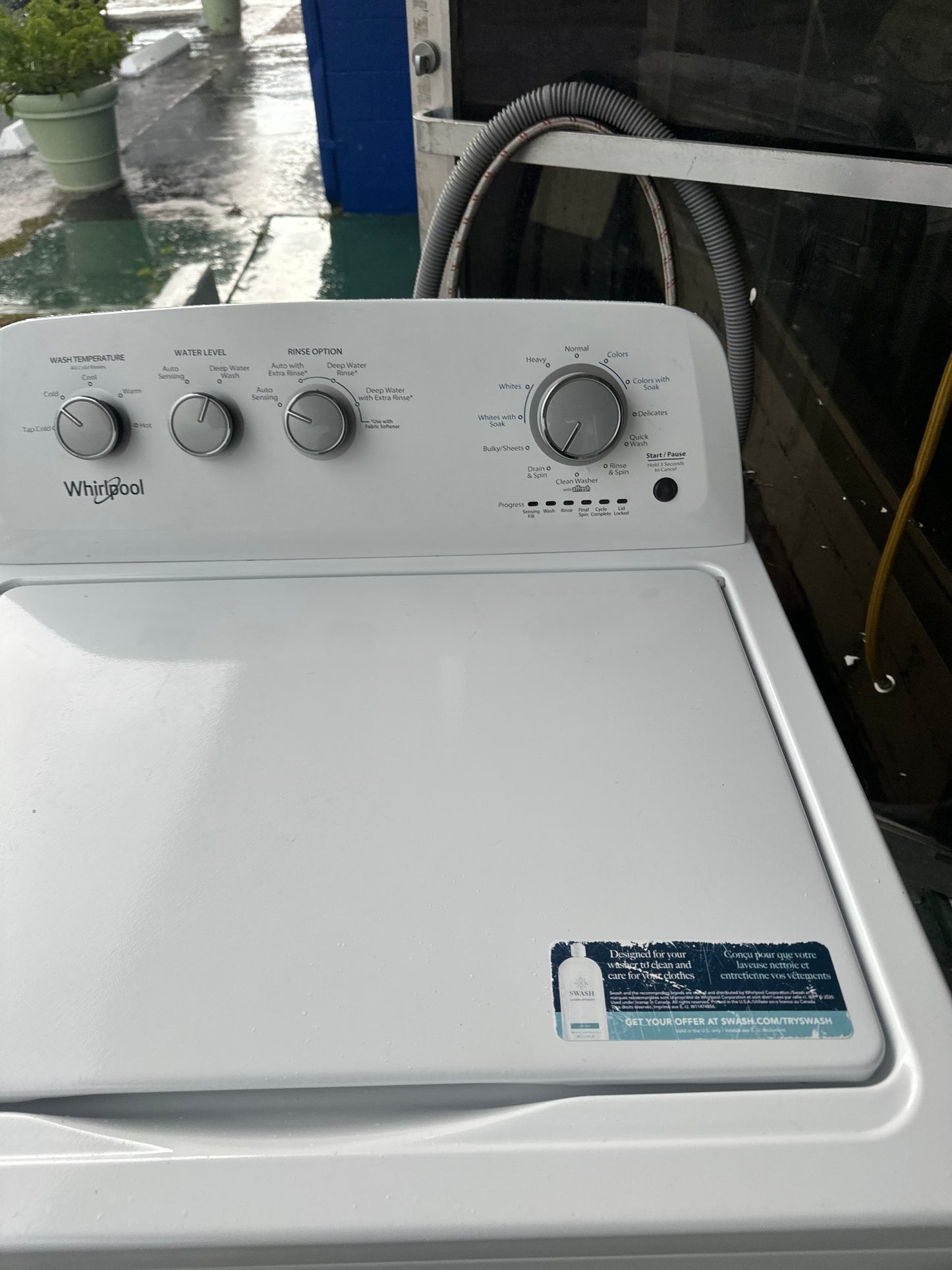 Whirlpool 3.8 cu. ft. Top Load Washer with Deep Water Wash Option