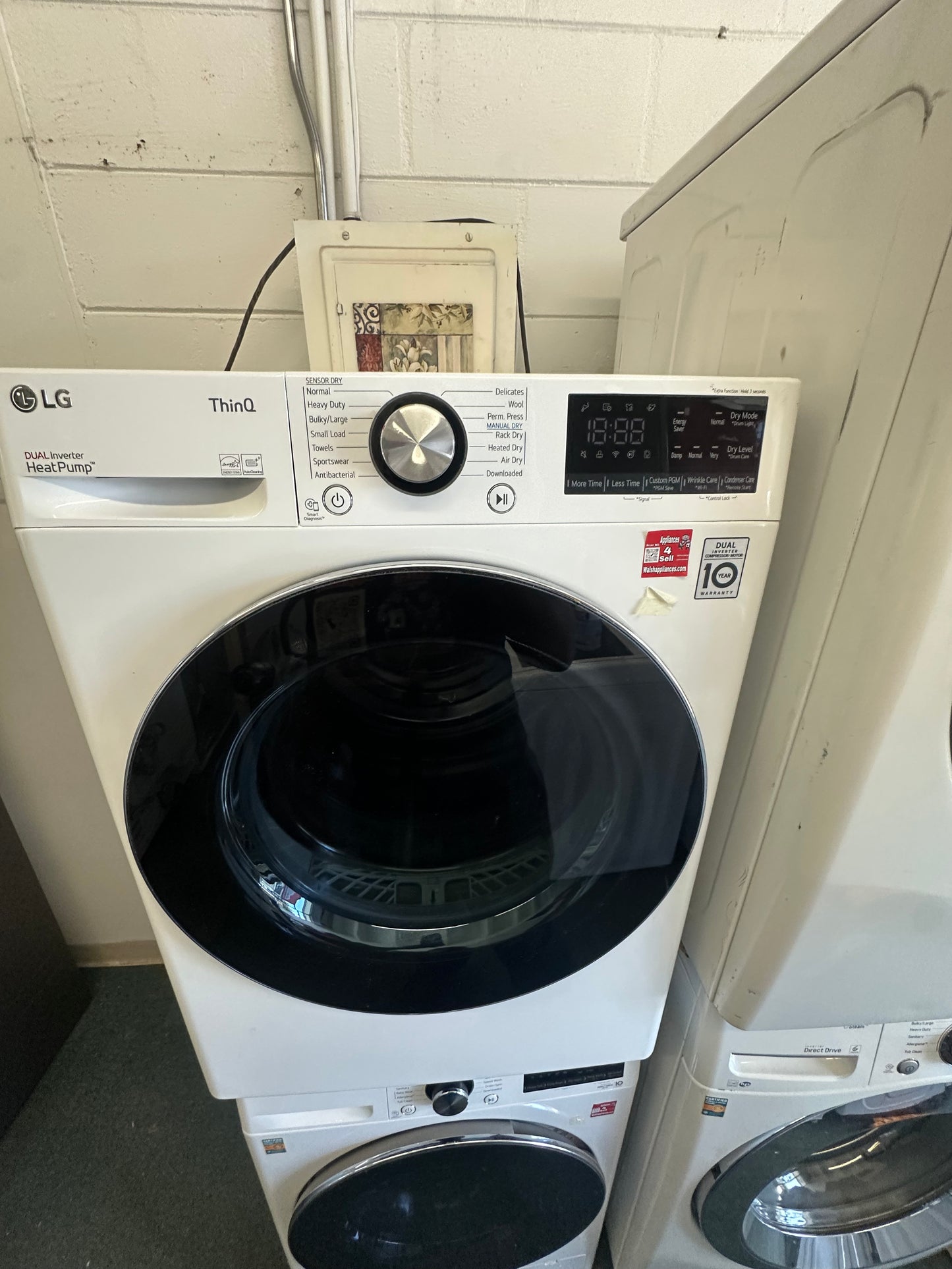 24 Inch Lg Washer And Electric Dryer Set