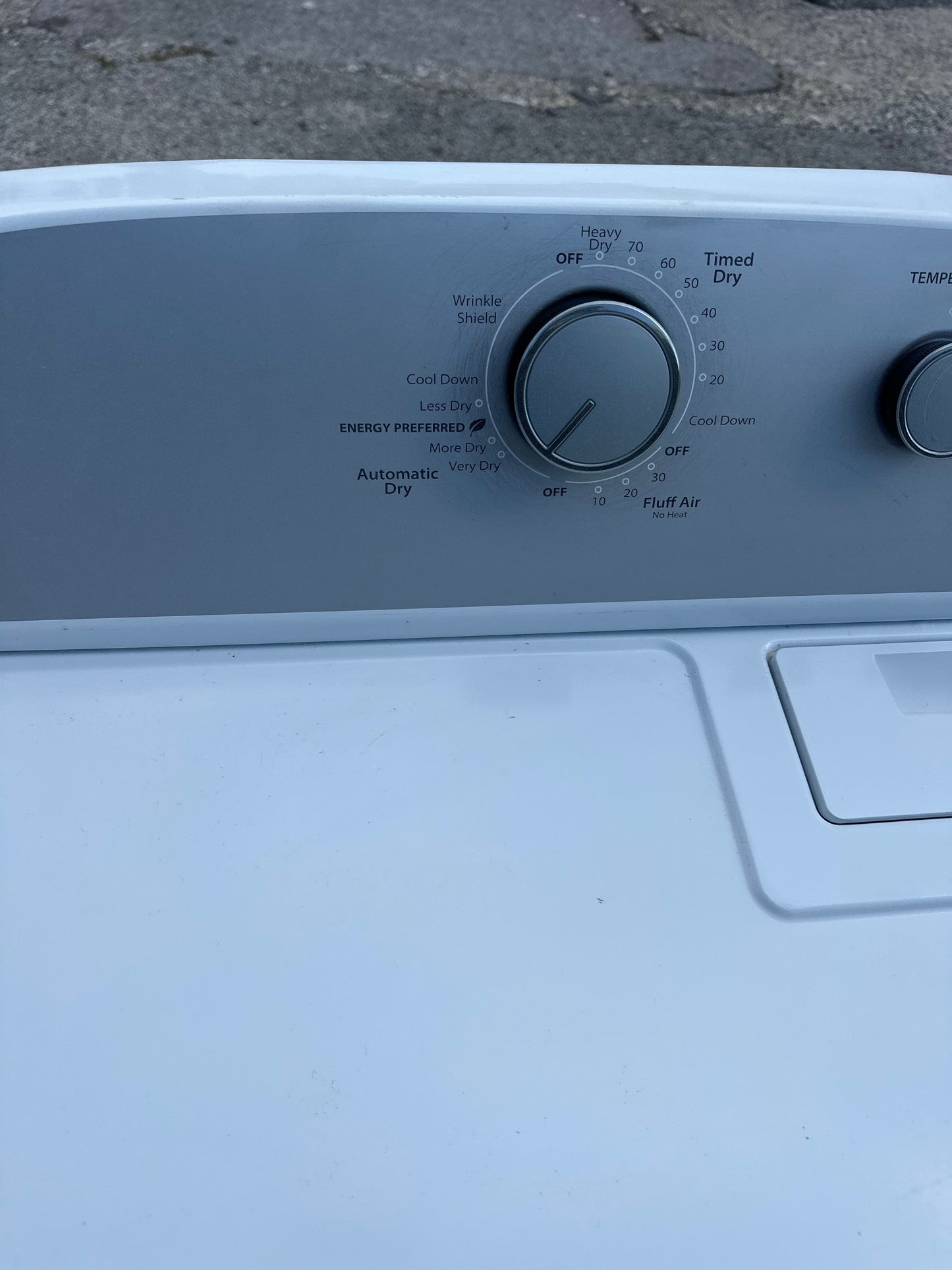 Whirlpool 7.0 cu. ft. Top Load Electric Dryer with AutoDry™ Drying System