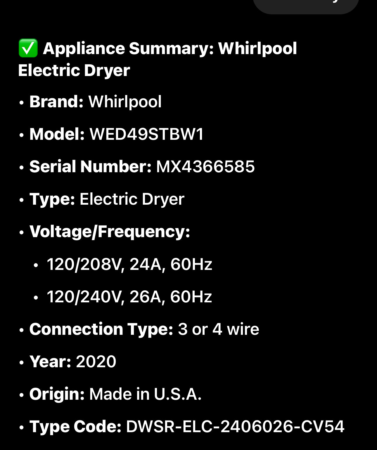 Whirlpool 7.0 cu. ft. Electric Dryer with AutoDry™ Drying System