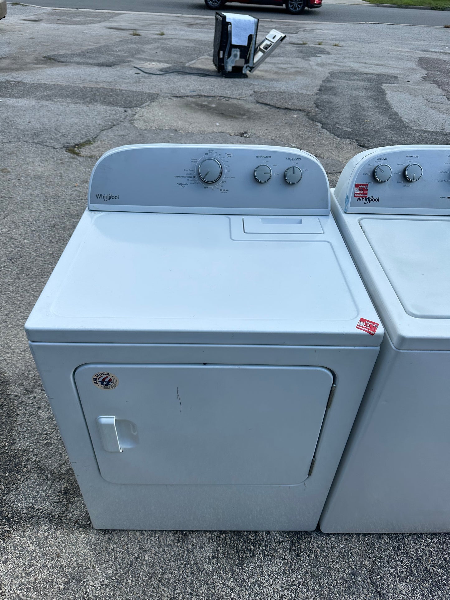 Whirlpool 7.0 cu. ft. Top Load Electric Dryer with AutoDry™ Drying System