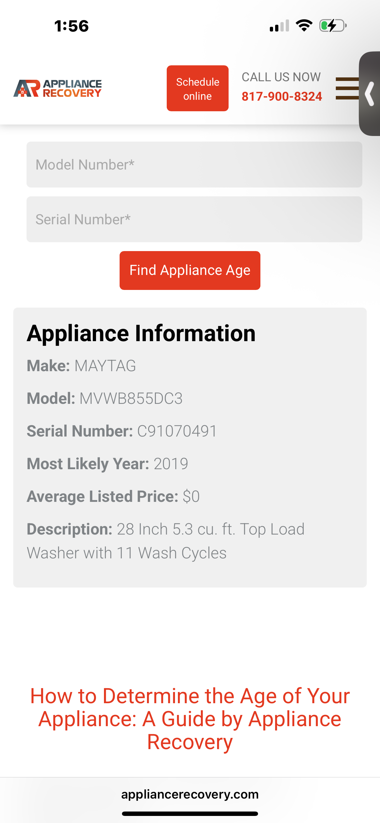 Maytag 28 Inch 4.7 cu. ft. Top Load Washer with 11 Wash Cycles
