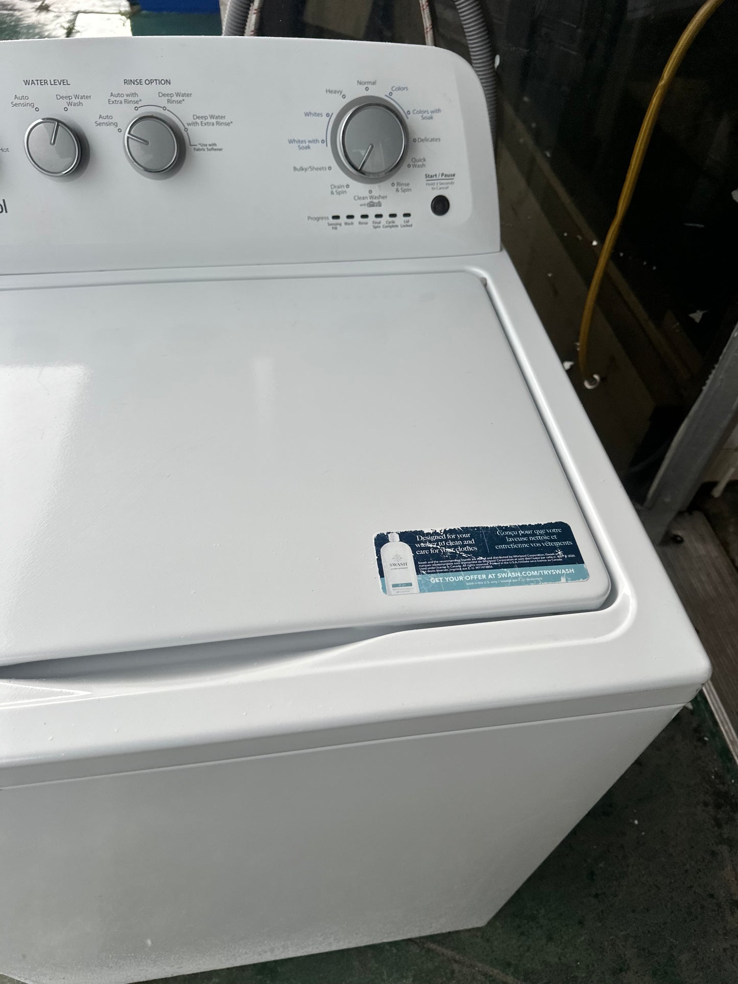 Whirlpool 3.8 cu. ft. Top Load Washer with Deep Water Wash Option