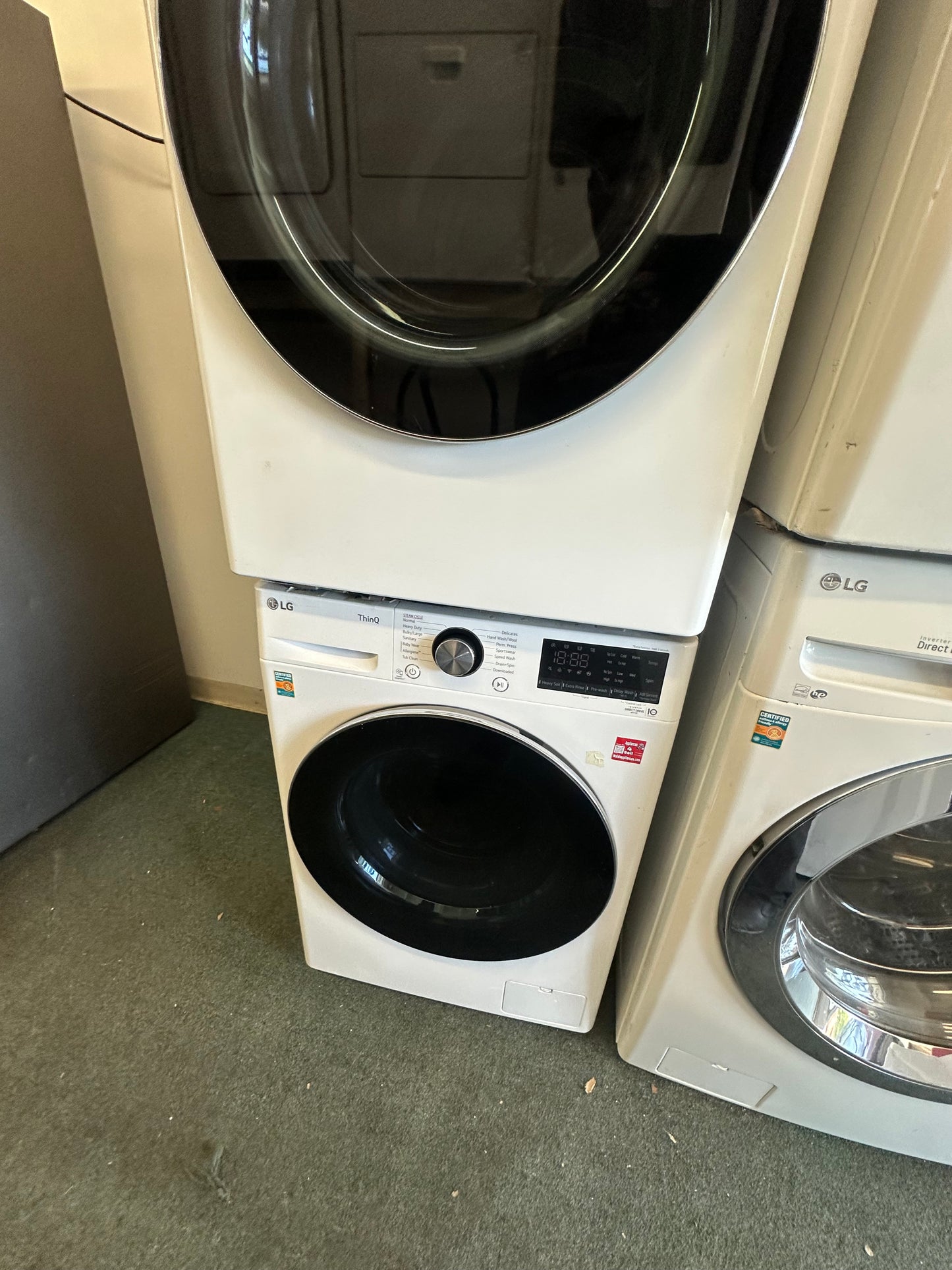 24 Inch Lg Washer And Electric Dryer Set