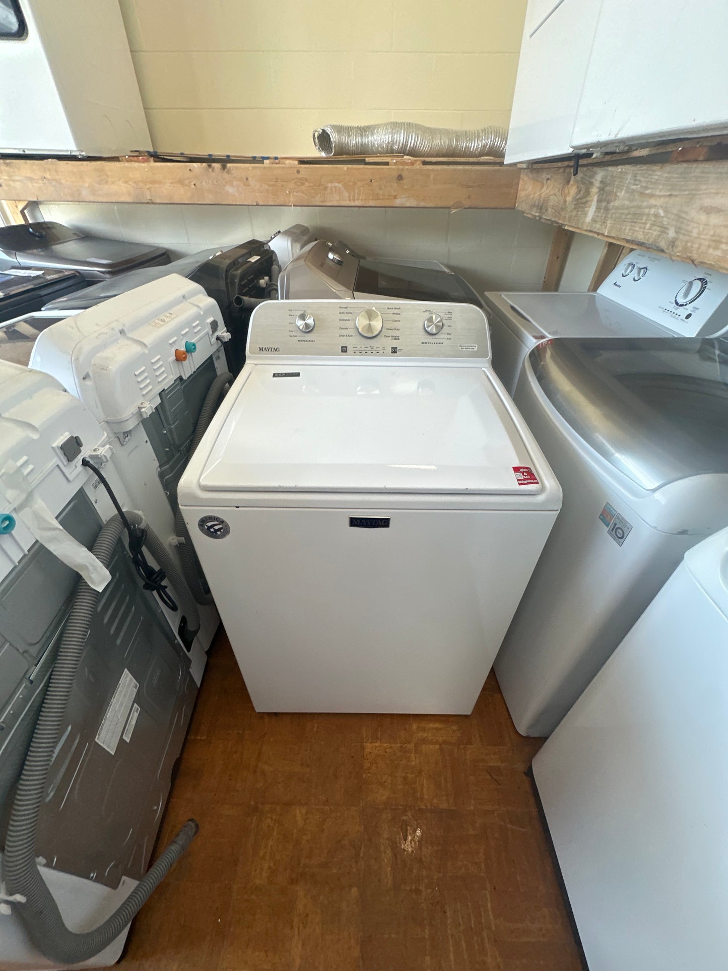 Maytag Washer - White - 28 Inch Top Load Smart Washer with 4.5 Cu. Ft. Capacity