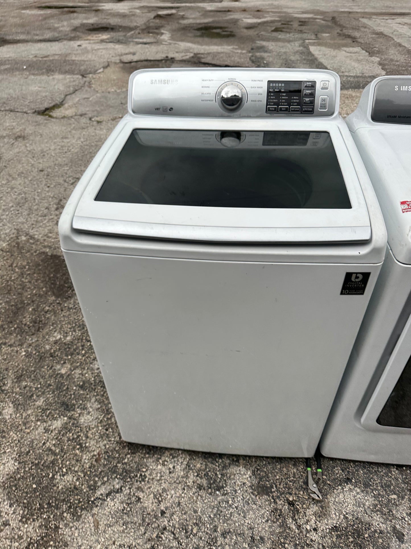 Samsung WA45H7000AW/AA 4.5 Cu. Ft. 9-Cycle High-Efficiency Top-Loading Washer
