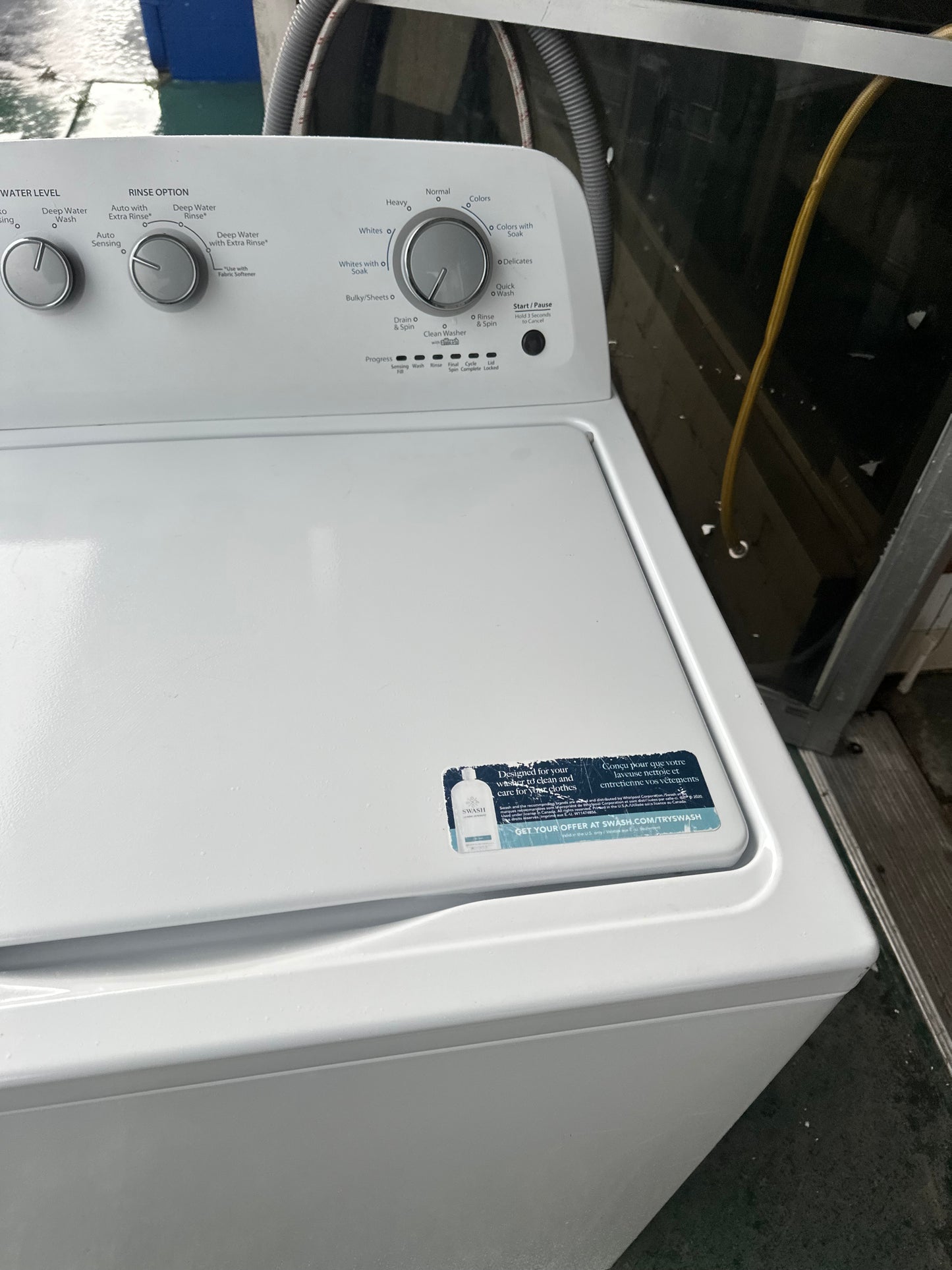 Whirlpool 3.8 cu. ft. Top Load Washer with Deep Water Wash Option