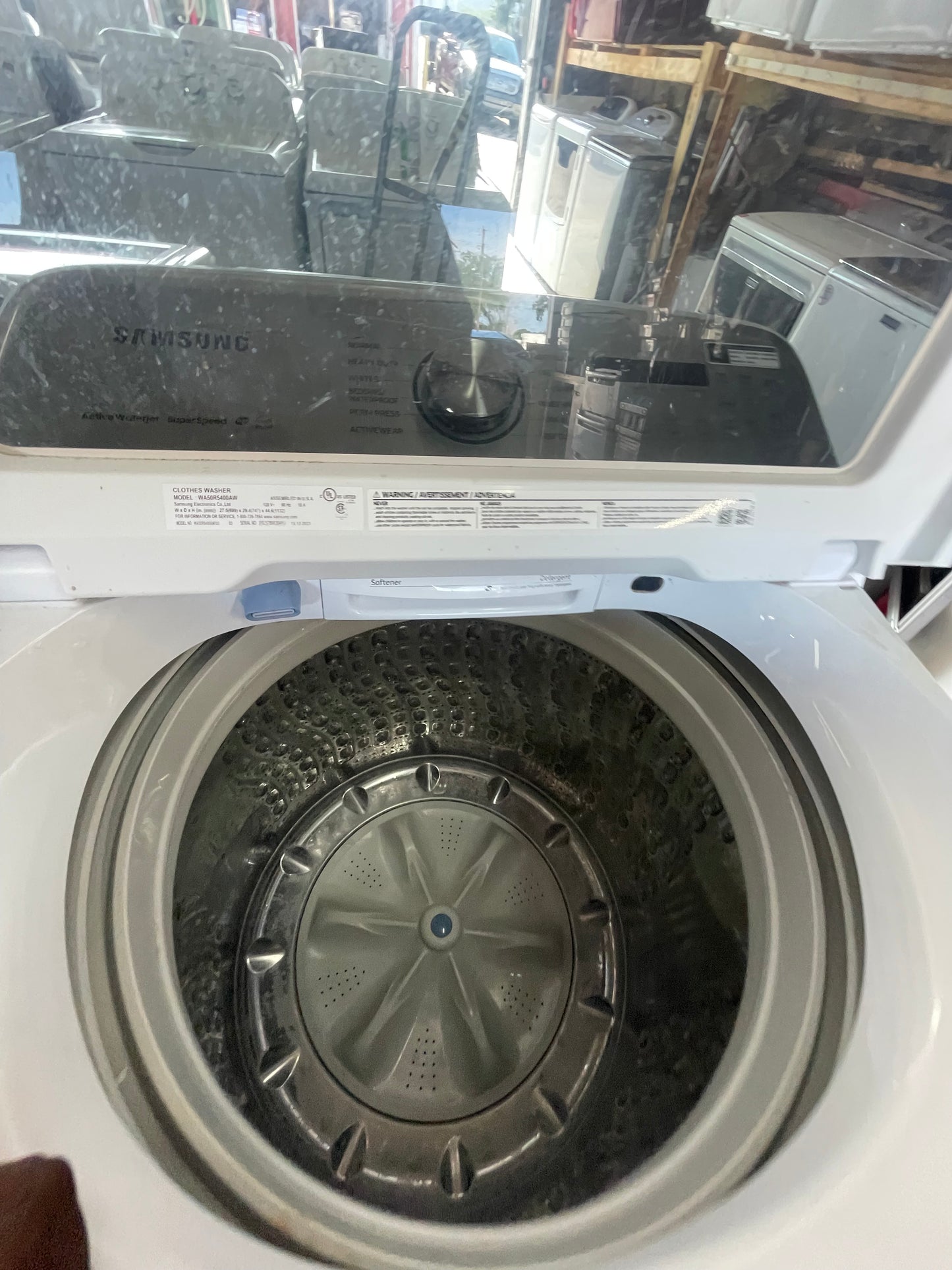 Samsung Top Load Washer with Active WaterJet & Super Speed