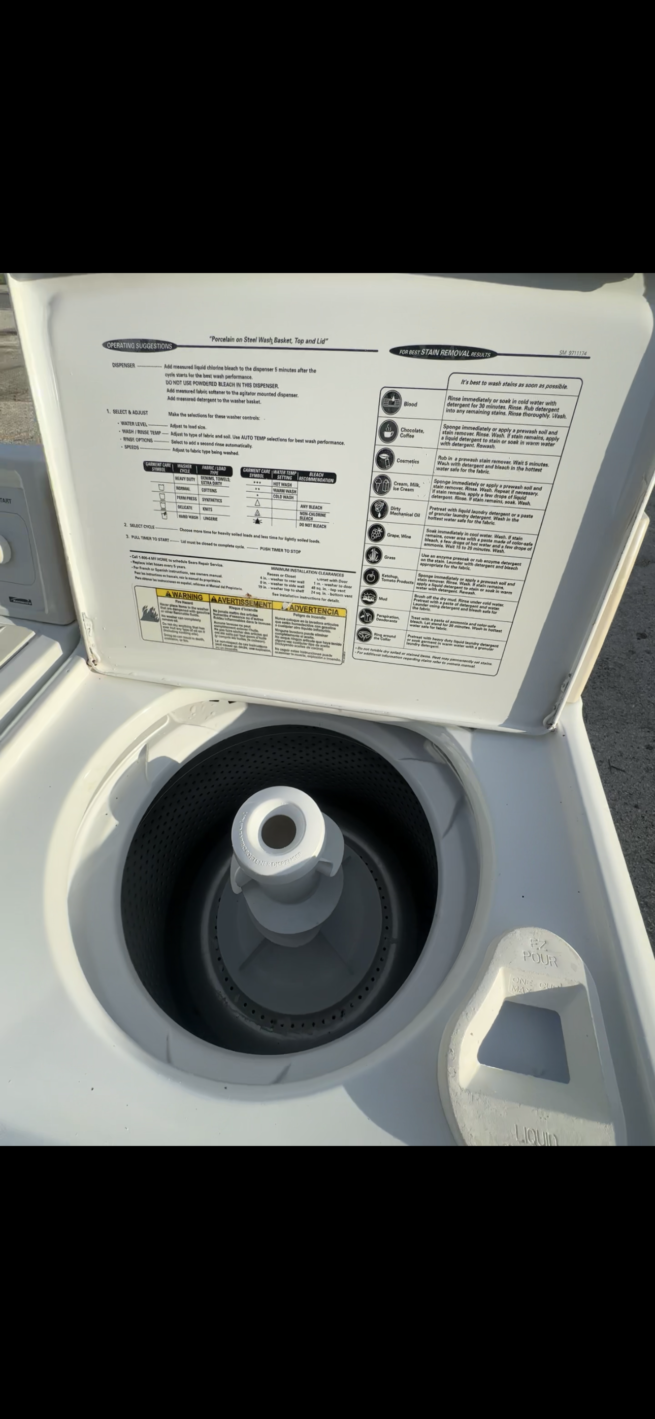 Kenmore Washer