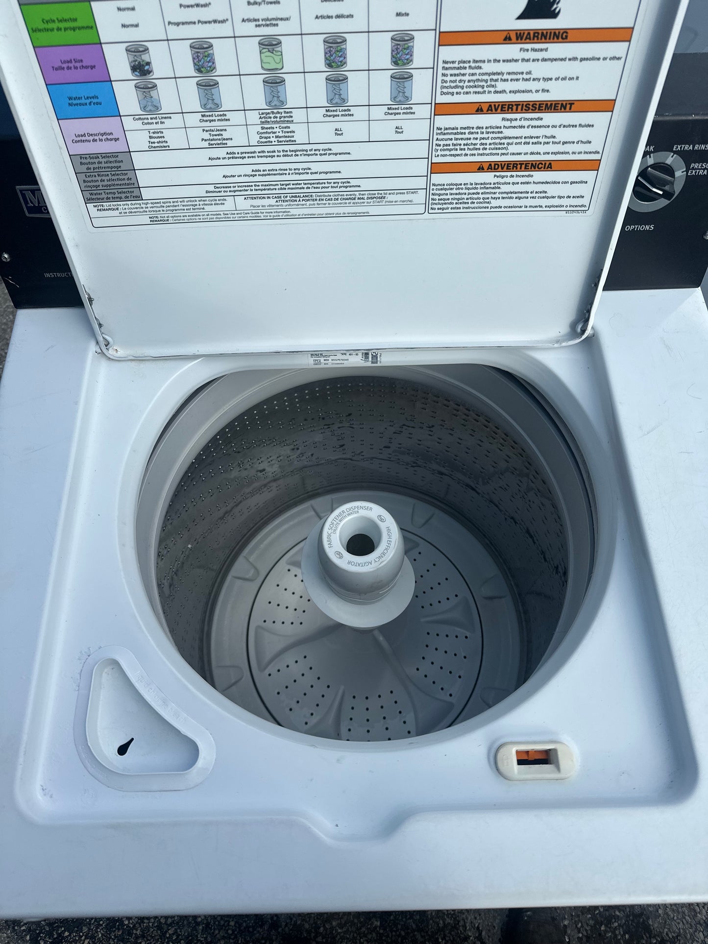 Maytag Commercial-Grade Top Load Washer