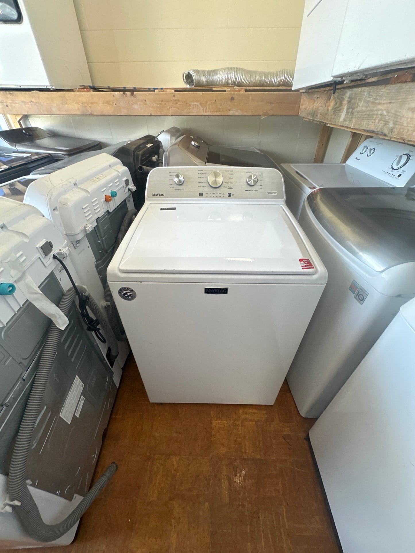 Maytag Washer - White - 28 Inch Top Load Smart Washer with 4.5 Cu. Ft. Capacity