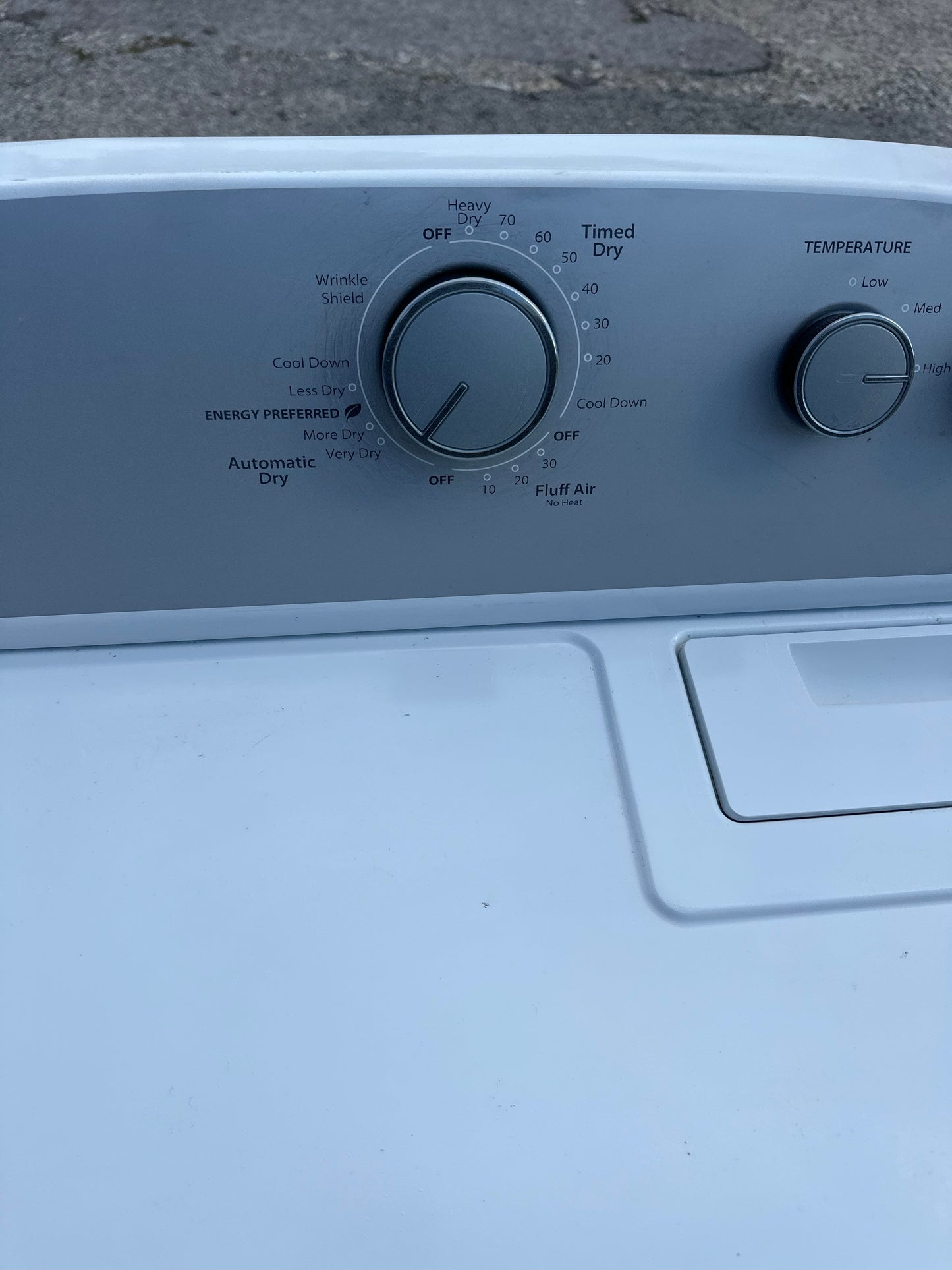 Whirlpool 7.0 cu. ft. Top Load Electric Dryer with AutoDry™ Drying System