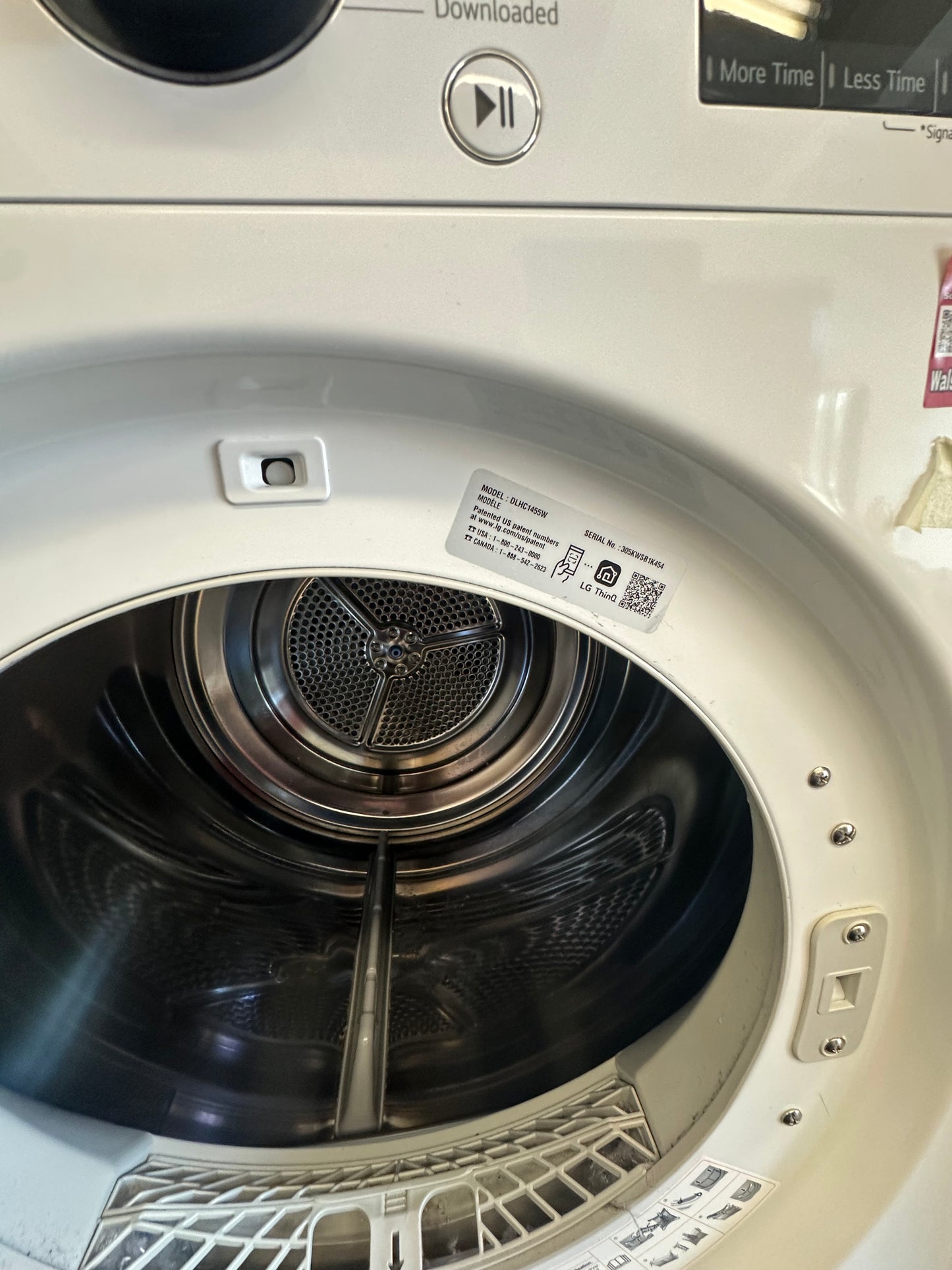 24 Inch Lg Washer And Electric Dryer Set
