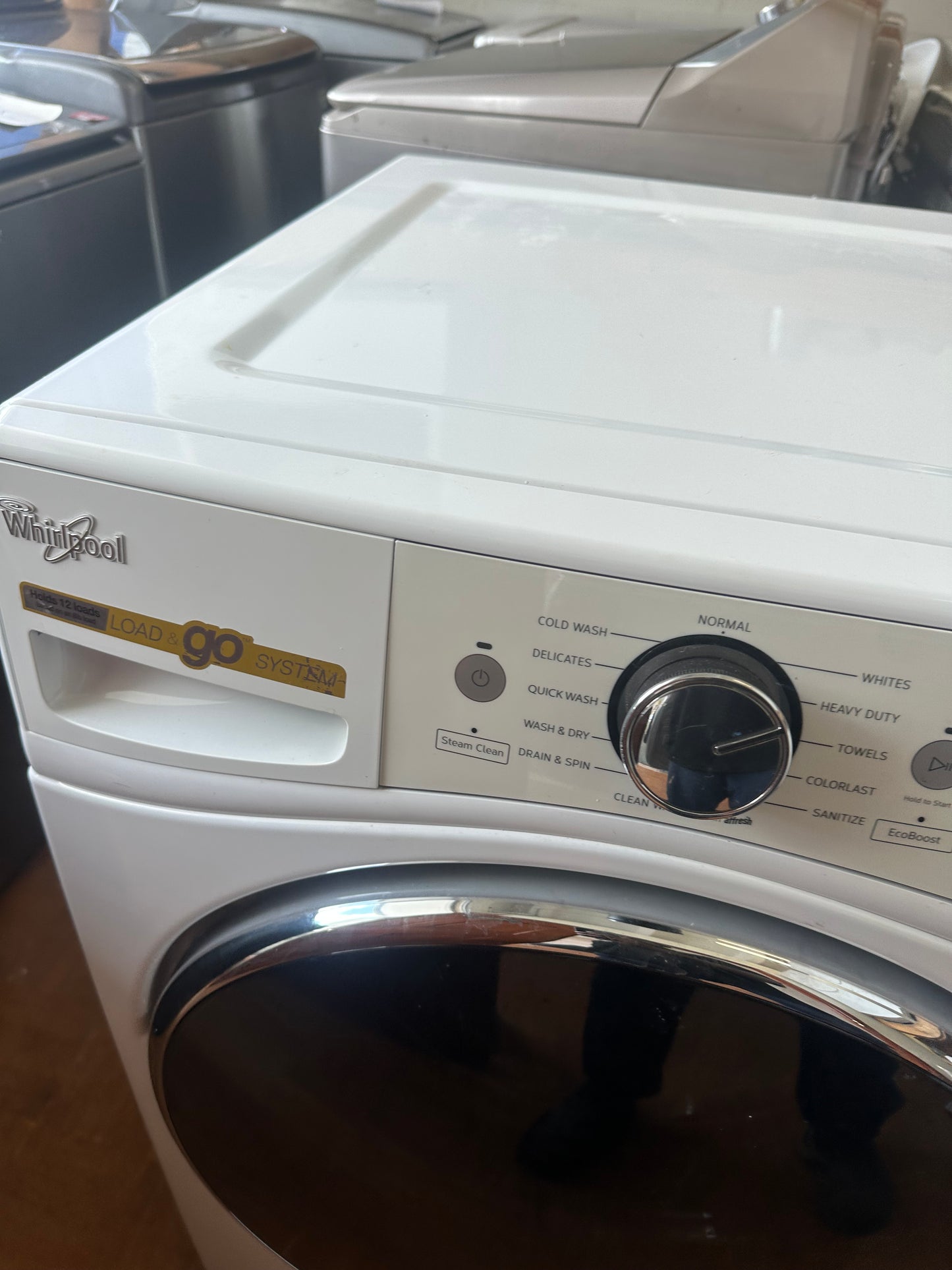 Whirlpool 4.5 cu ft Front‑Load Washer with Load & Go