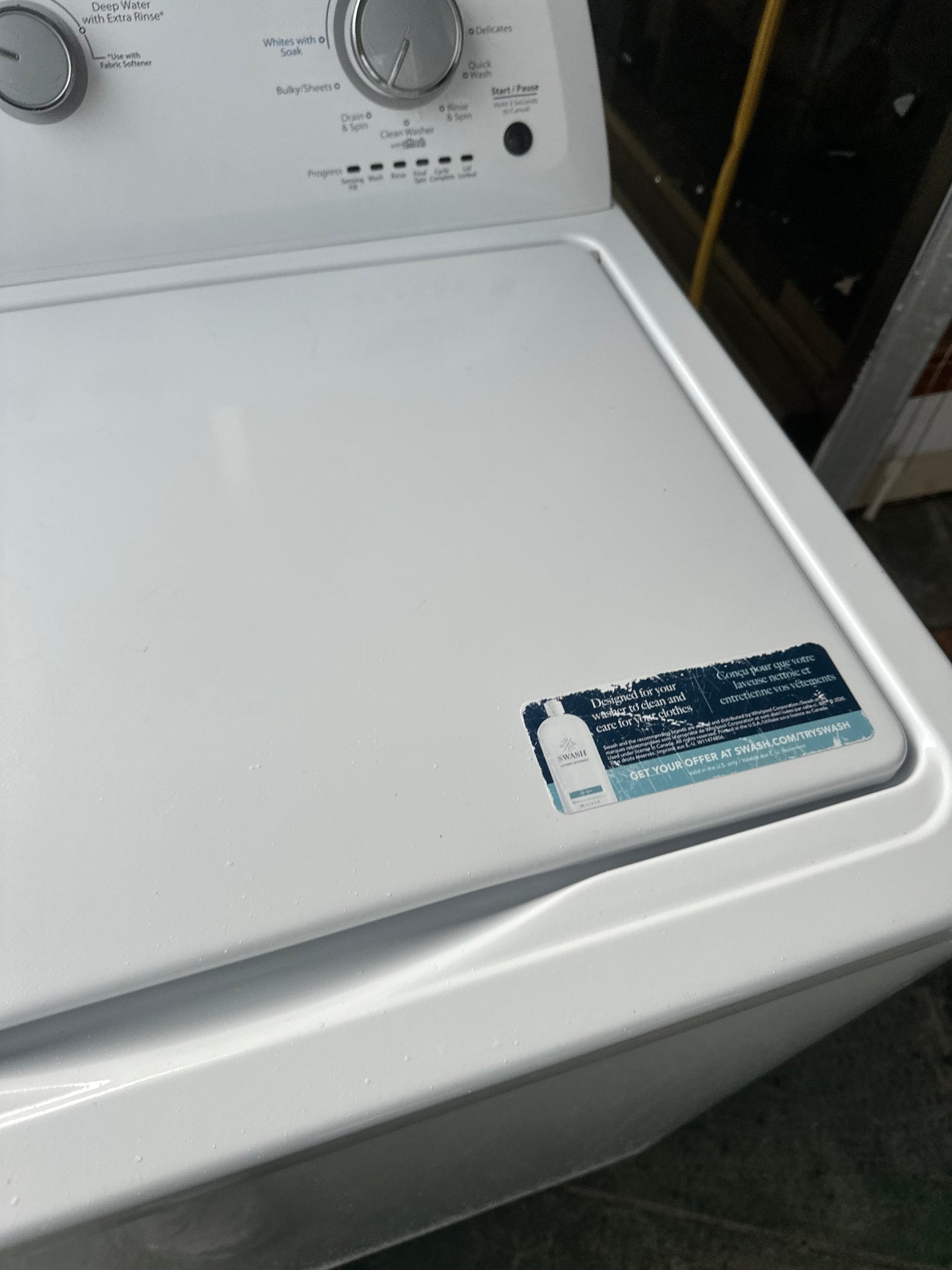 Whirlpool 3.8 cu. ft. Top Load Washer with Deep Water Wash Option