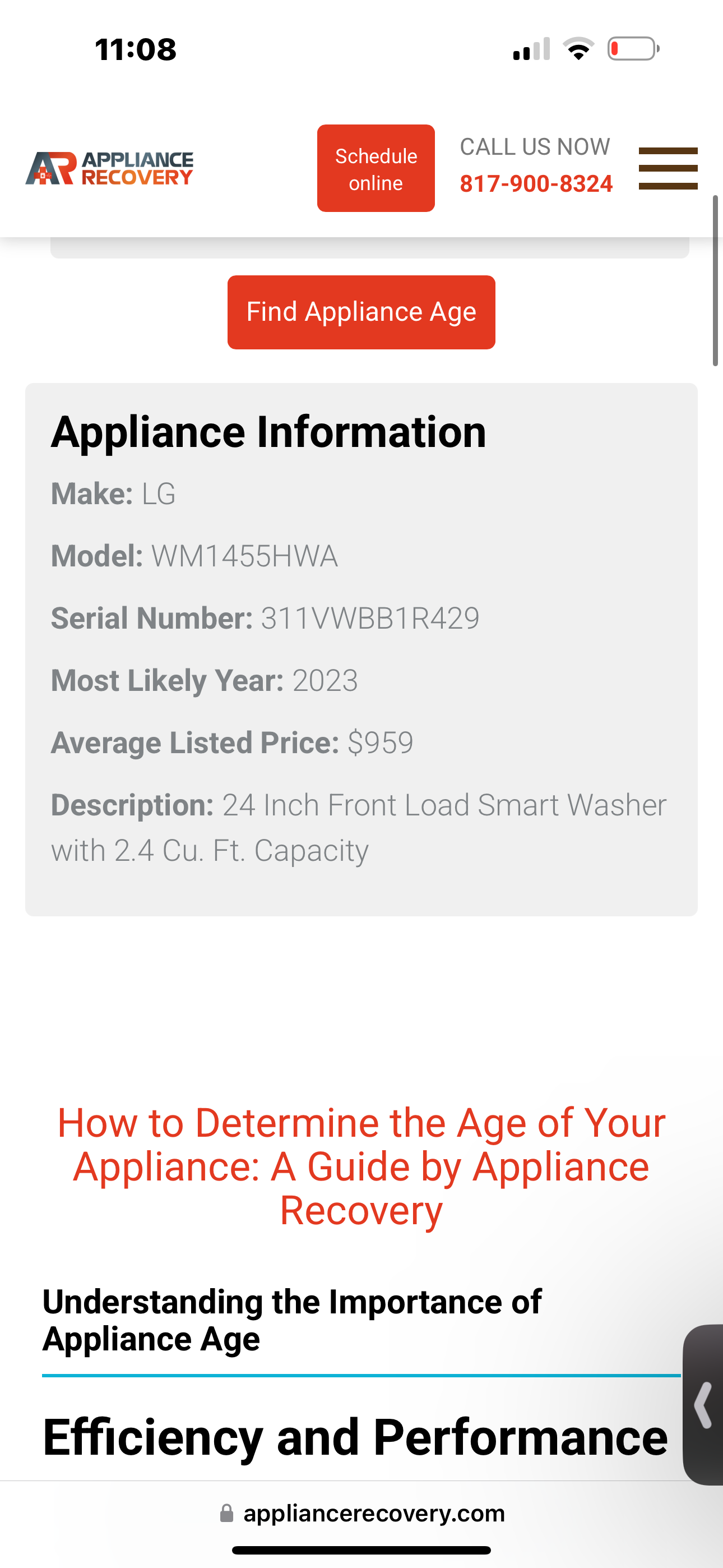 24 Inch Lg Washer And Electric Dryer Set