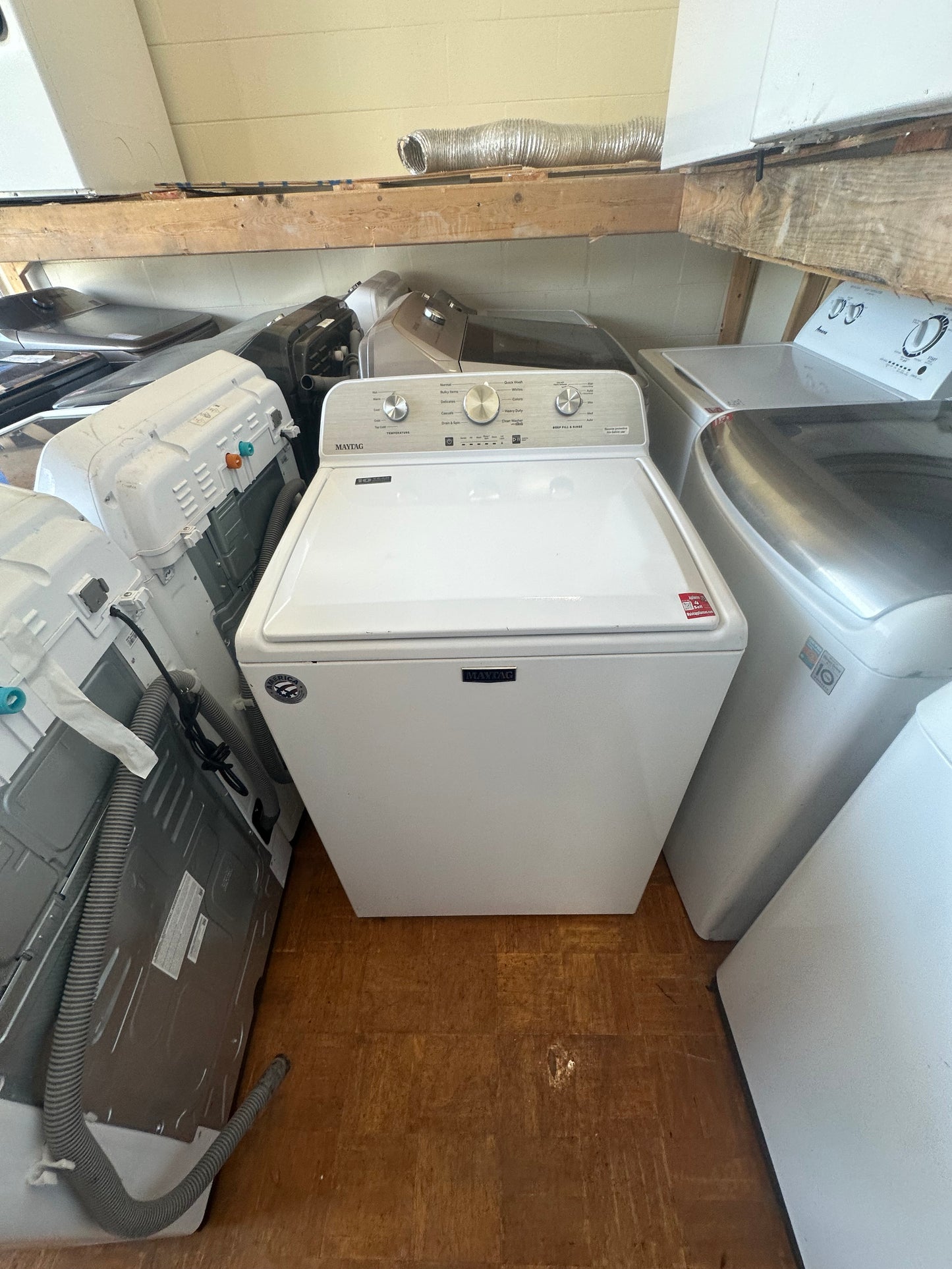 Maytag Washer - White - 28 Inch Top Load Smart Washer with 4.5 Cu. Ft. Capacity
