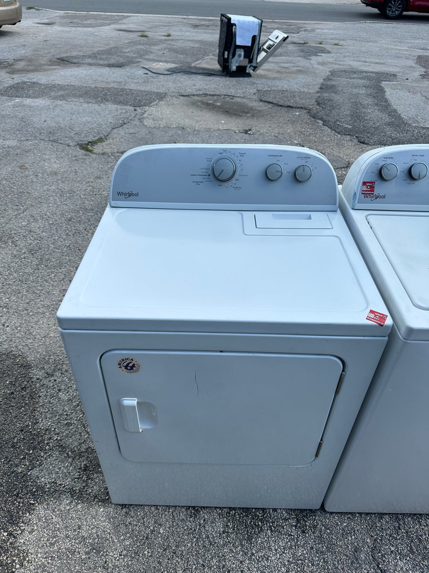 Whirlpool 7.0 cu. ft. Top Load Electric Dryer with AutoDry™ Drying System