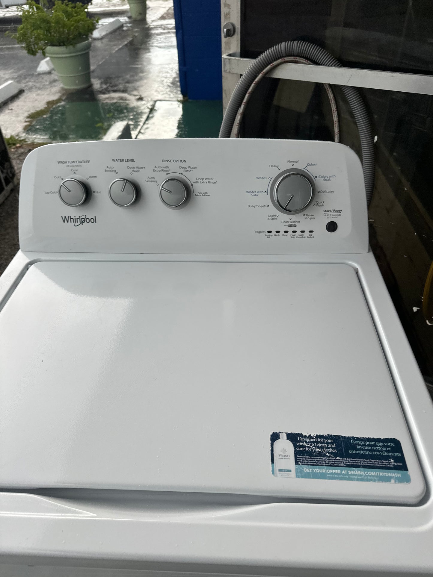 Whirlpool 3.8 cu. ft. Top Load Washer with Deep Water Wash Option