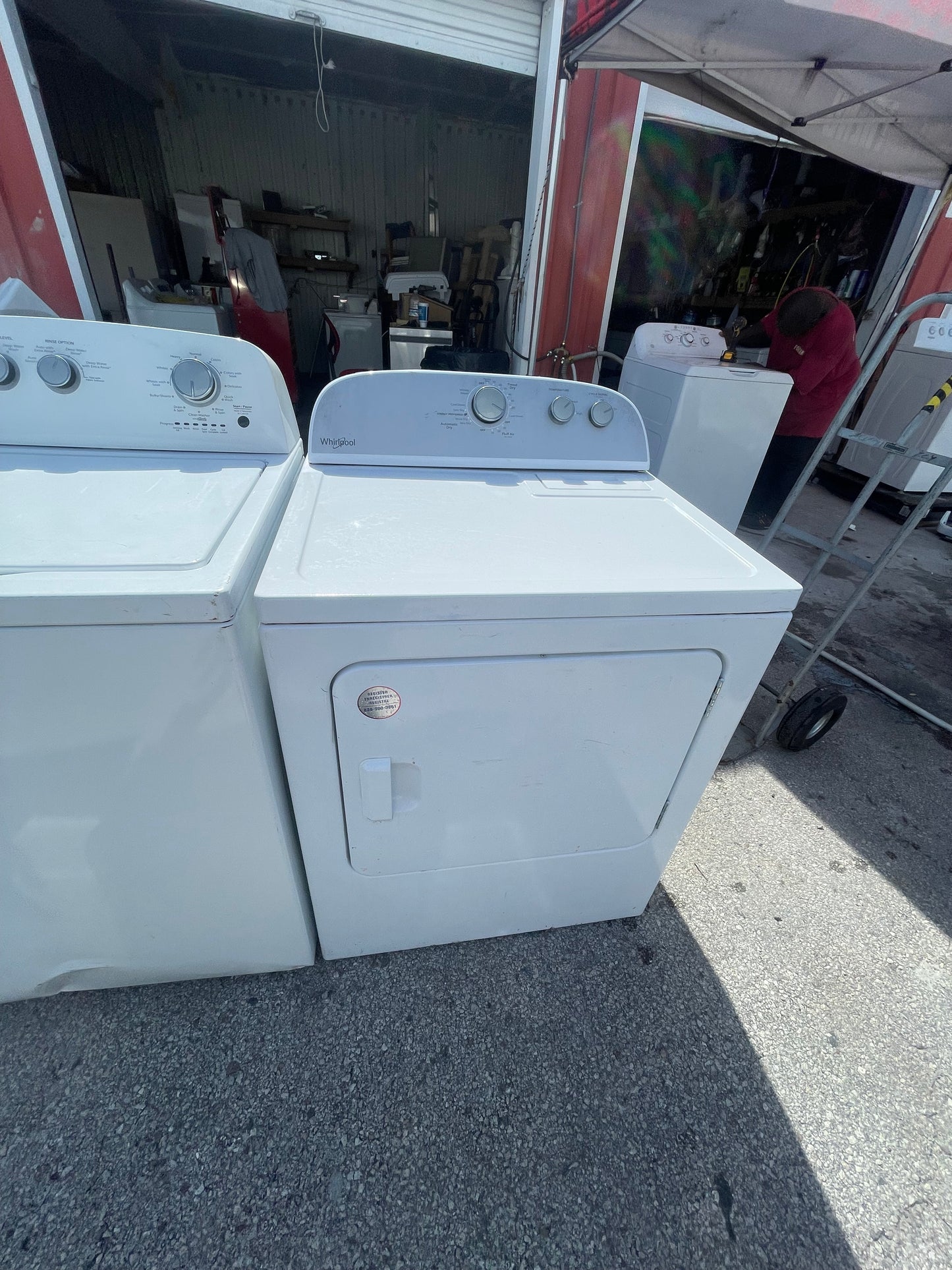 Whirlpool Washer And Electric Dryer Set