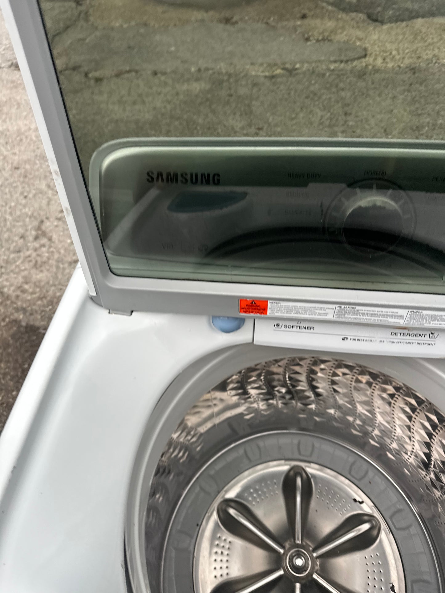 Samsung WA45H7000AW/AA 4.5 Cu. Ft. 9-Cycle High-Efficiency Top-Loading Washer