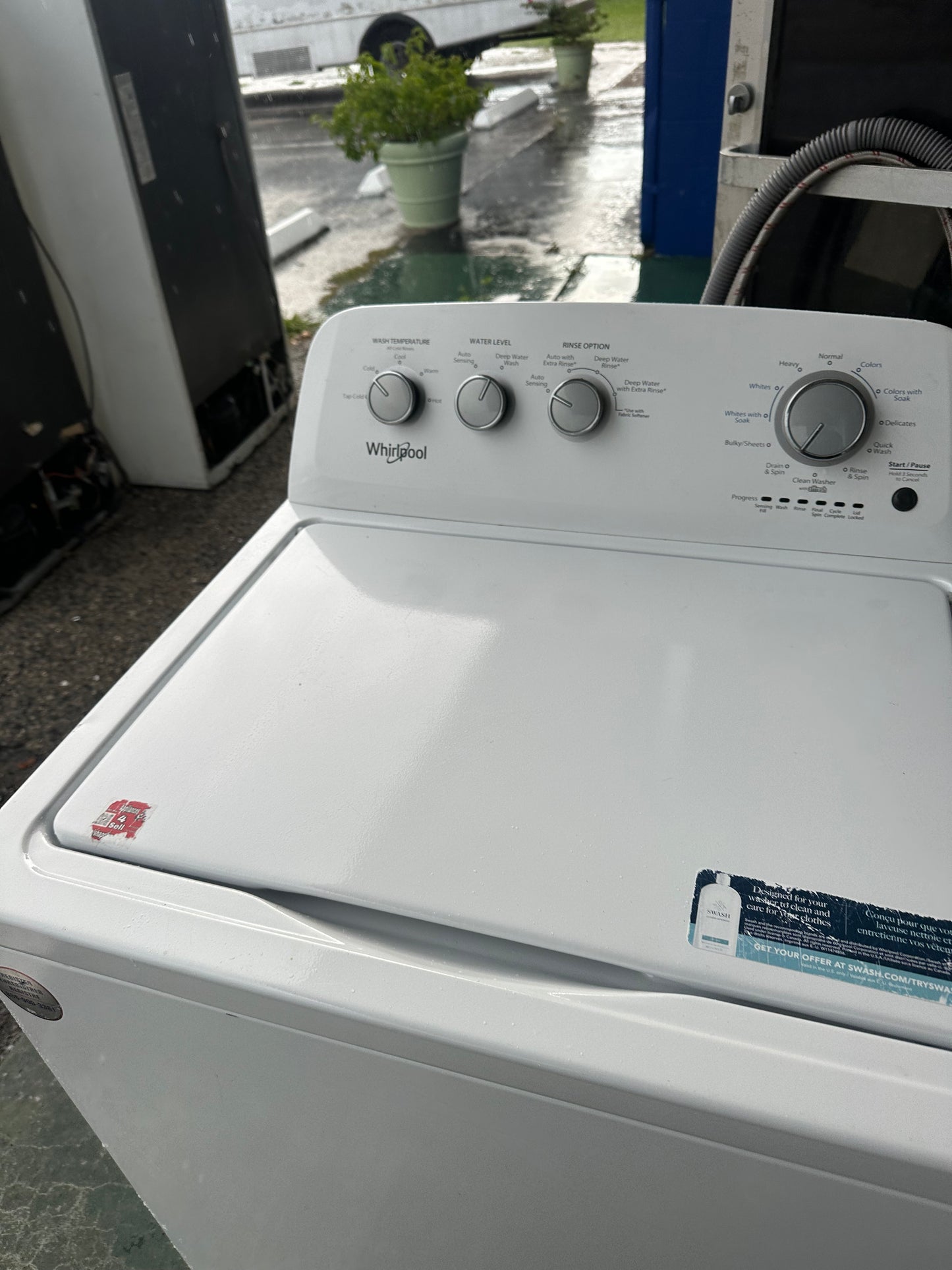 Whirlpool 3.8 cu. ft. Top Load Washer with Deep Water Wash Option