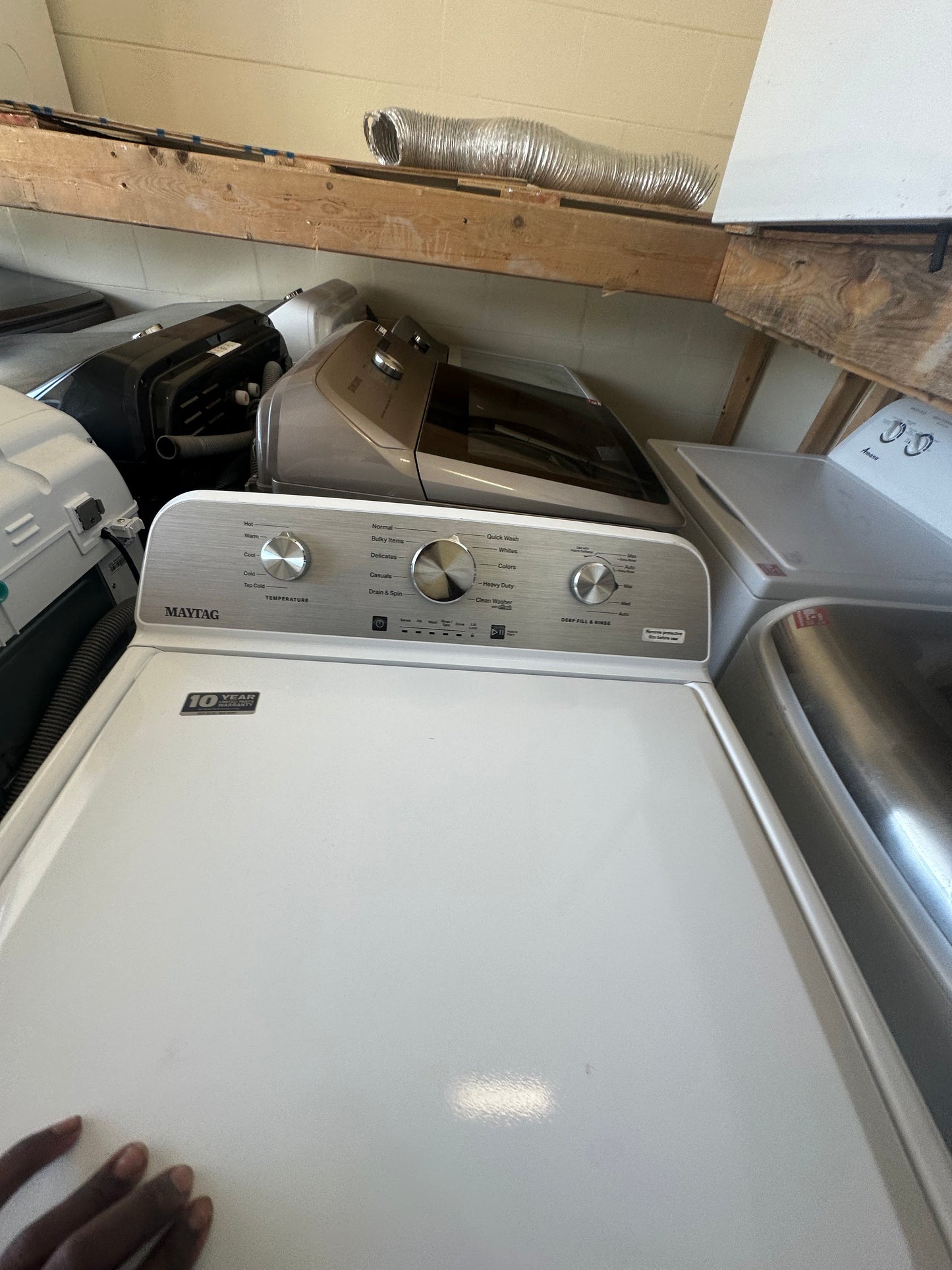 Maytag Washer - White - 28 Inch Top Load Smart Washer with 4.5 Cu. Ft. Capacity
