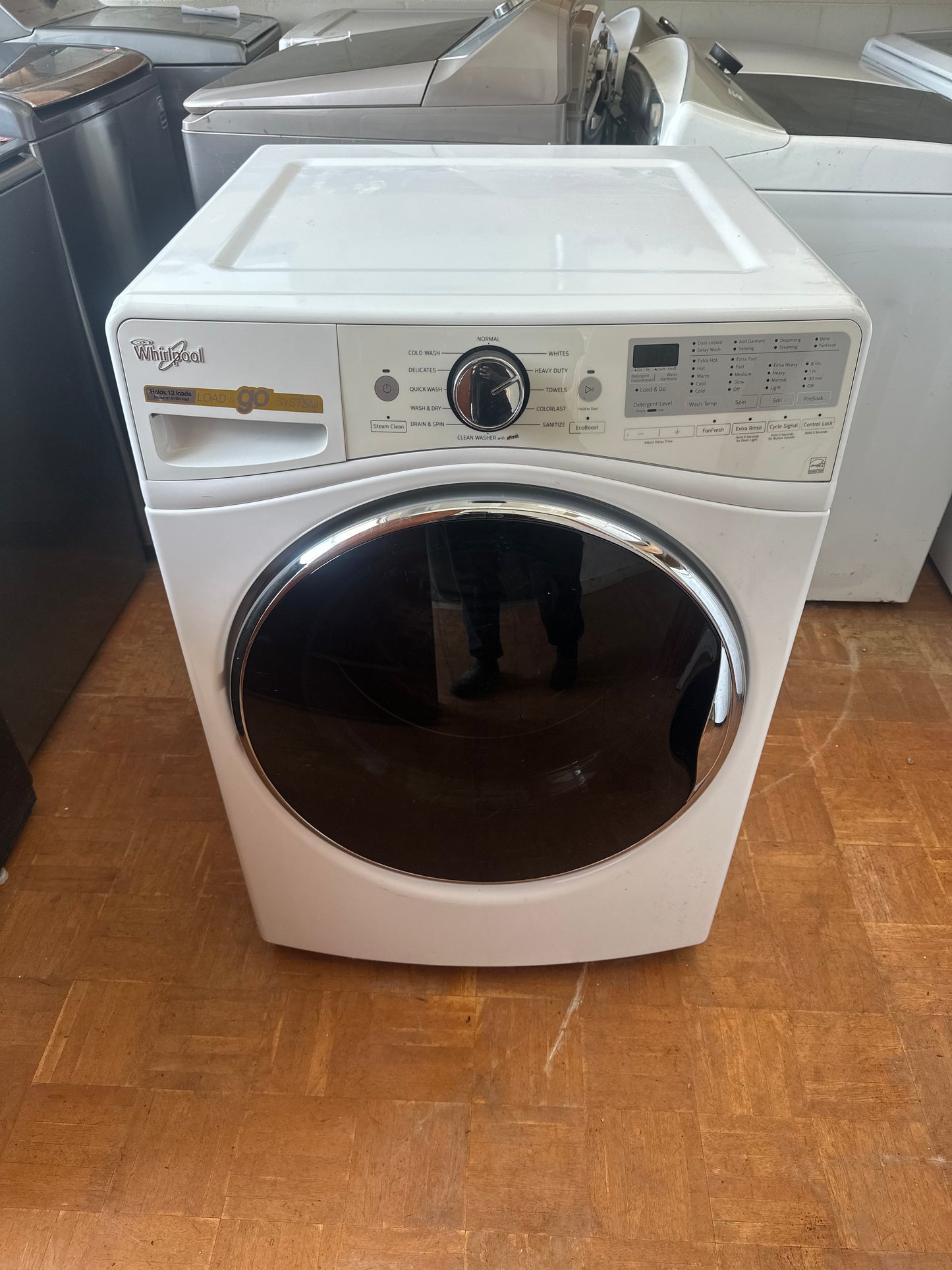 Whirlpool 4.5 cu ft Front‑Load Washer with Load & Go