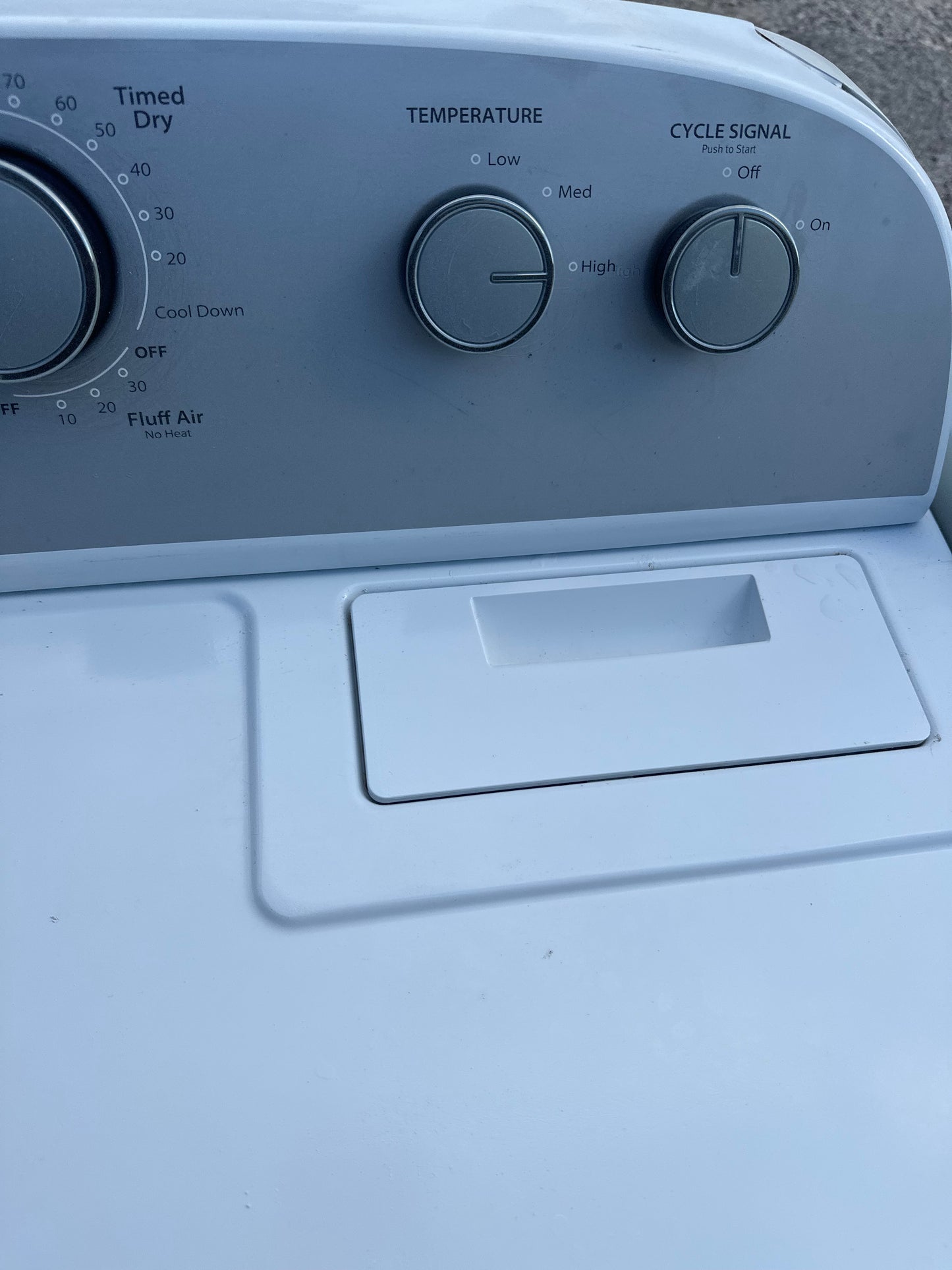 Whirlpool 7.0 cu. ft. Top Load Electric Dryer with AutoDry™ Drying System