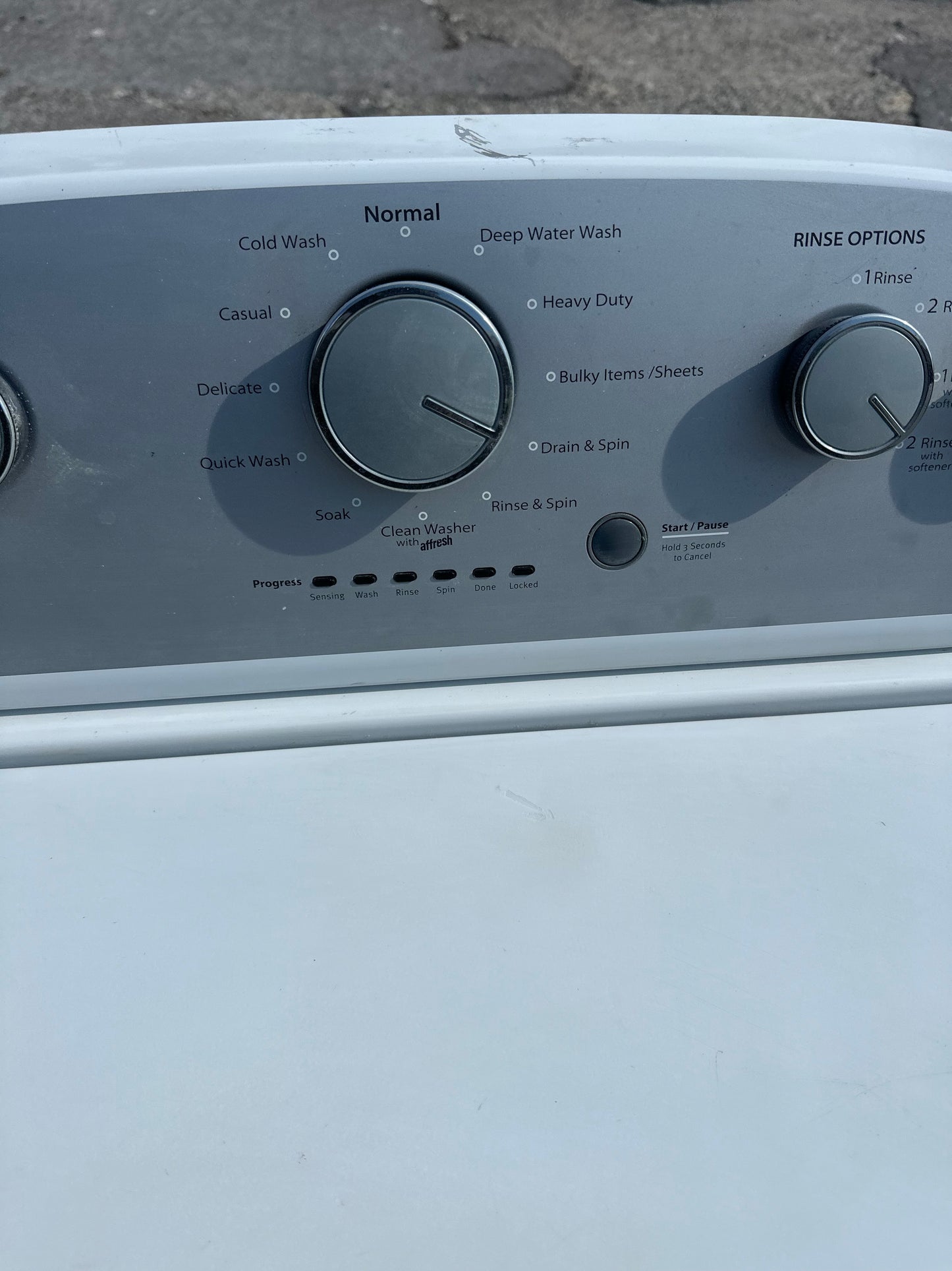 Whirlpool High-Efficiency Top Load Washer – WTW5000DW2