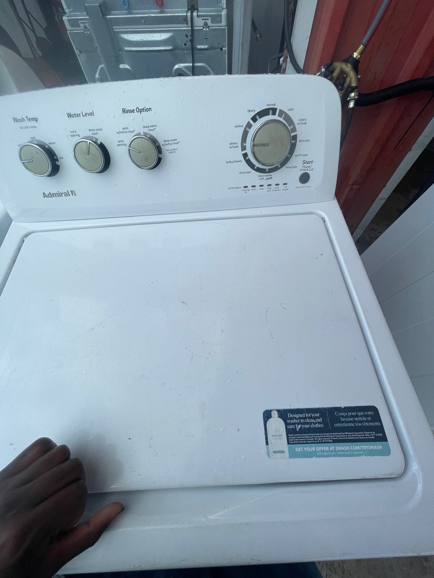 Admiral Top Load Washer