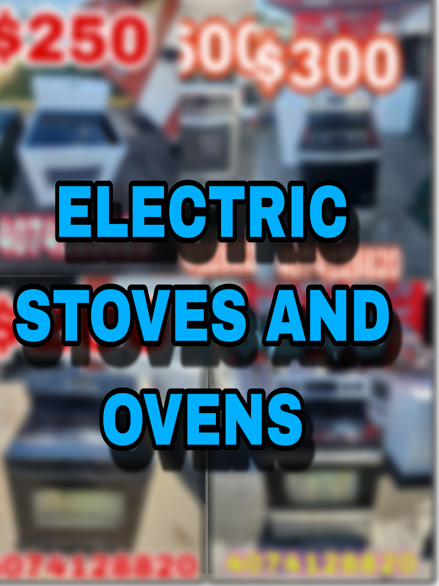 Electric Stove And Ovens