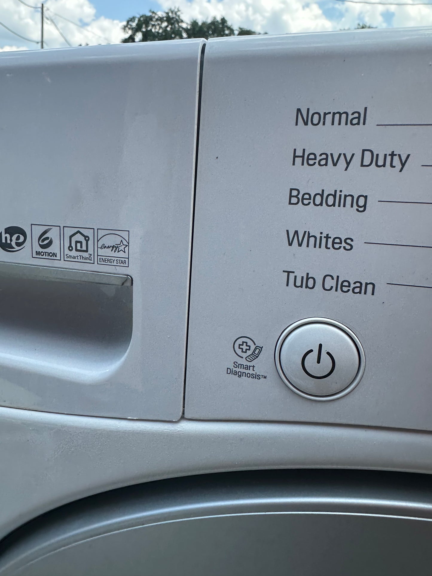 Lg Washer - White - 27 Inch Front Load Smart Washer with 4.5 cu. ft. Capacity