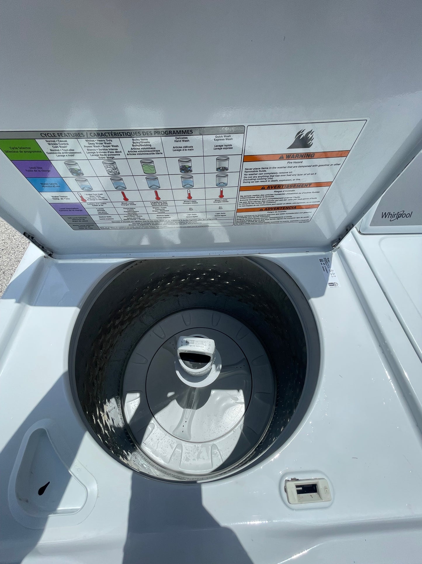 Whirlpool 2in1 Washer