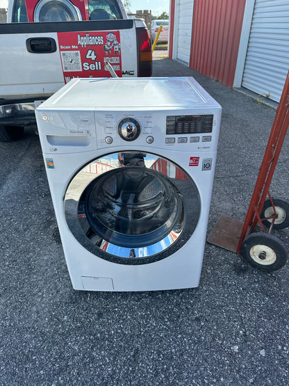 Lg Washer - White - 27 Inch 4.3 cu. ft. Front Load Washer with 7 Wash Cycles