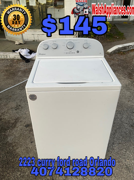 Whirlpool 3.8 cu. ft. Top-Load Washer (White)