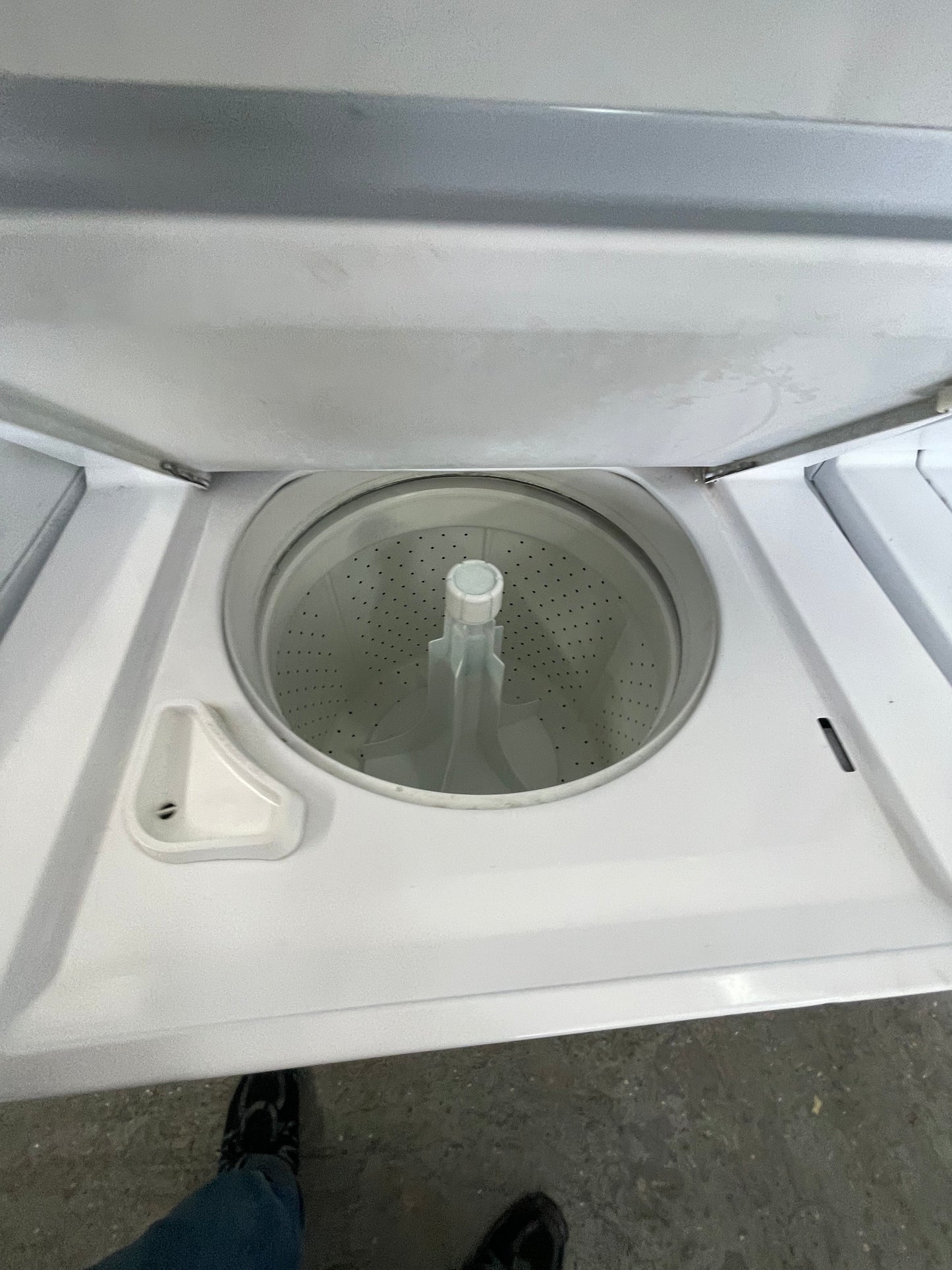 GE® 27" Unitized Spacemaker® Washer and Electric Dryer