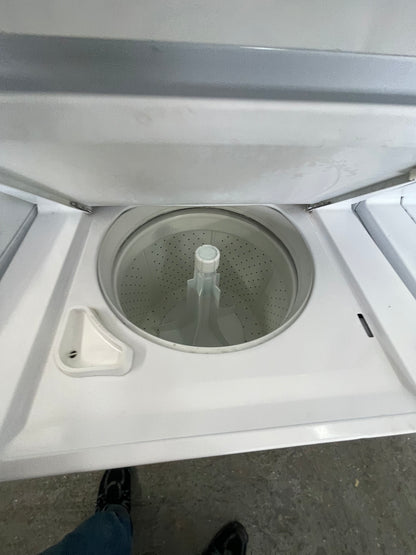 GE® 27" Unitized Spacemaker® Washer and Electric Dryer