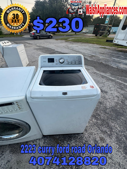 Maytag Bravos XL Top Load Washer – Model MVWB980BW0 (4.3 cu. ft.)