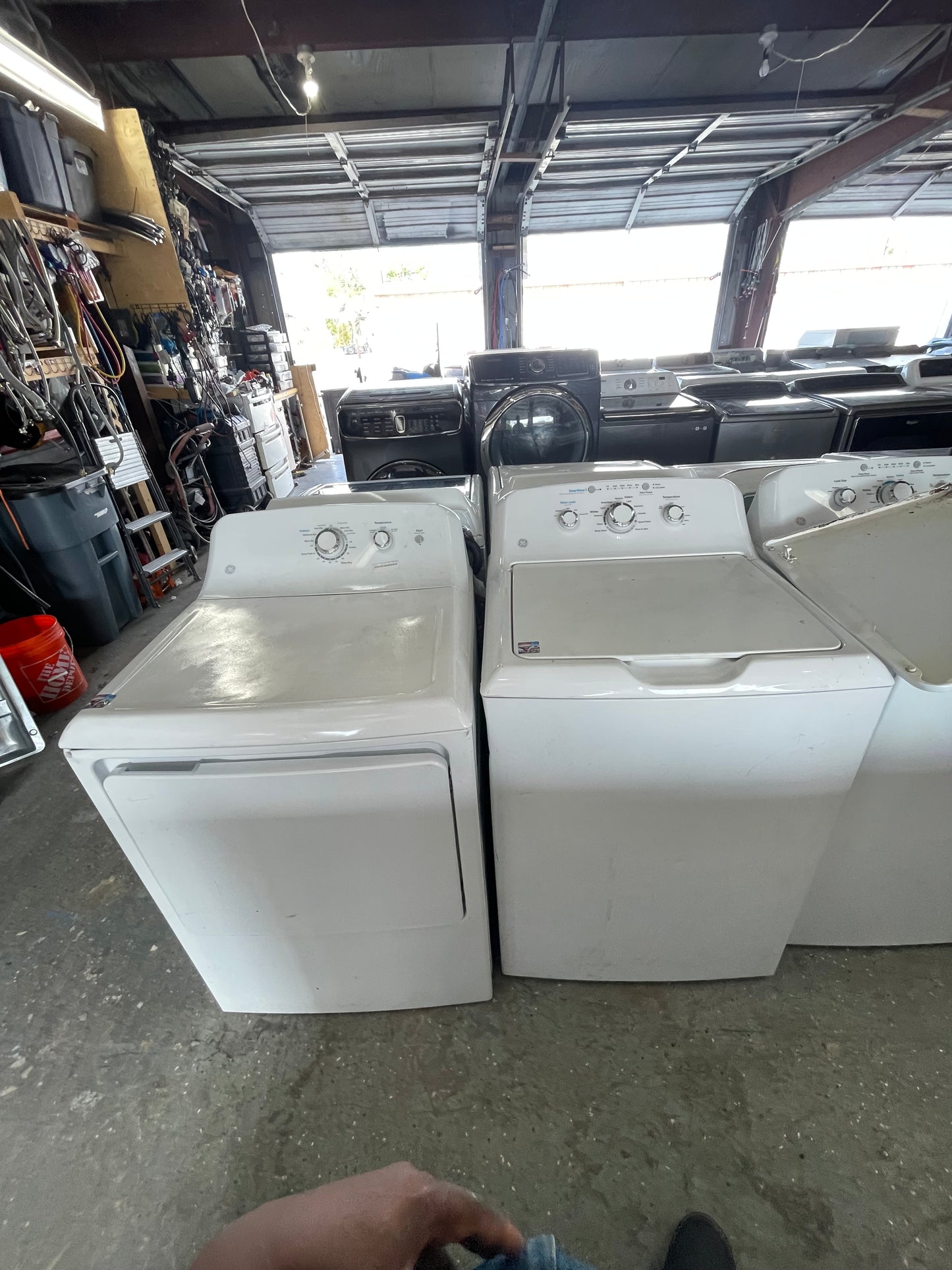 Ge Washer And Electric Dryer  Set