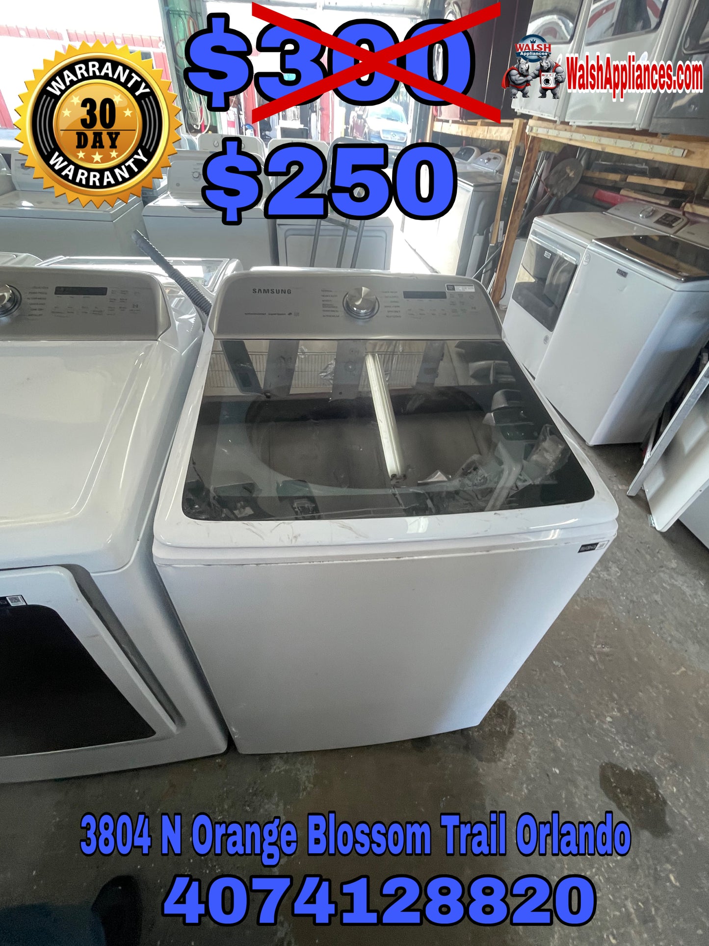 Samsung Top Load Washer with Active WaterJet & Super Speed